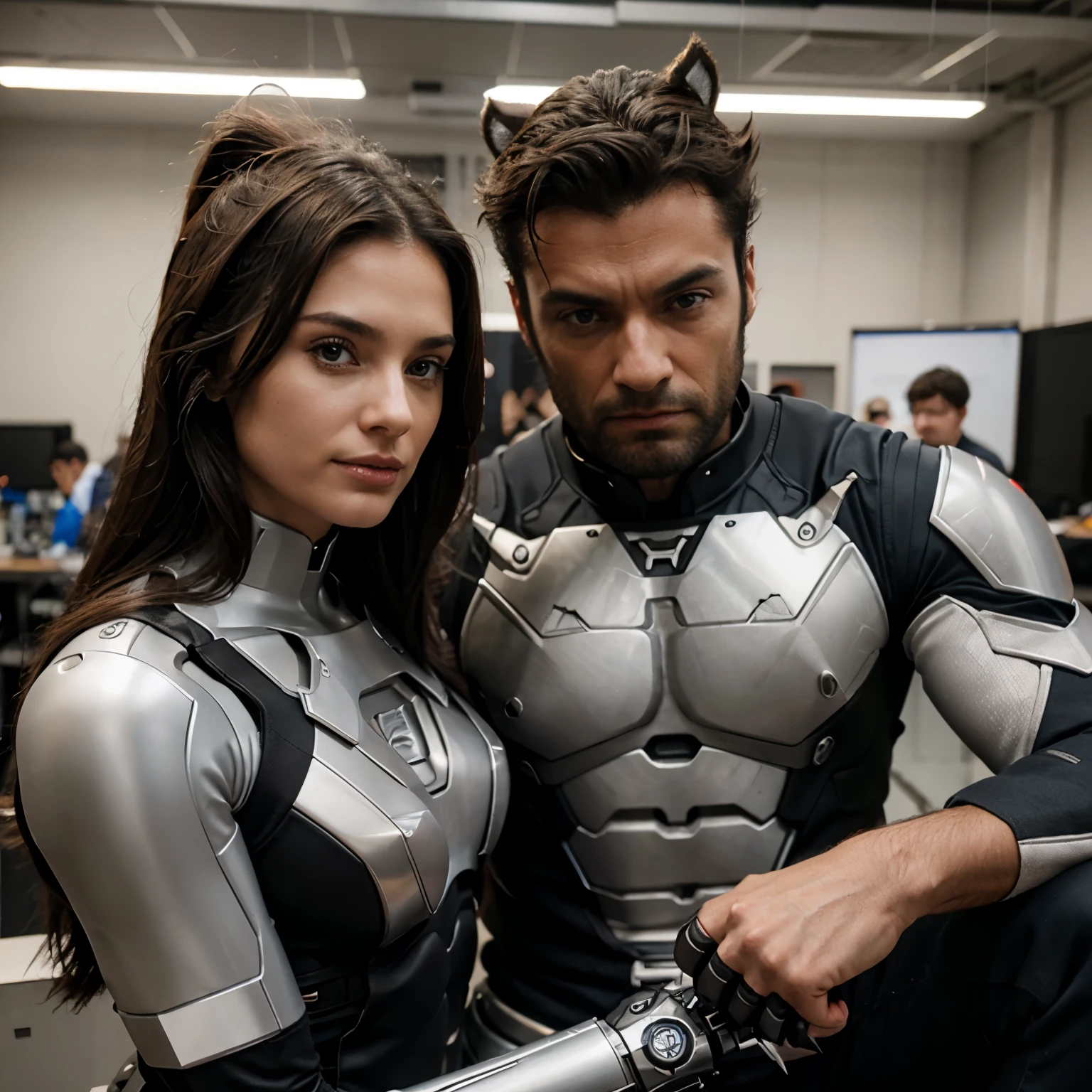 Robotic and human Wolverine