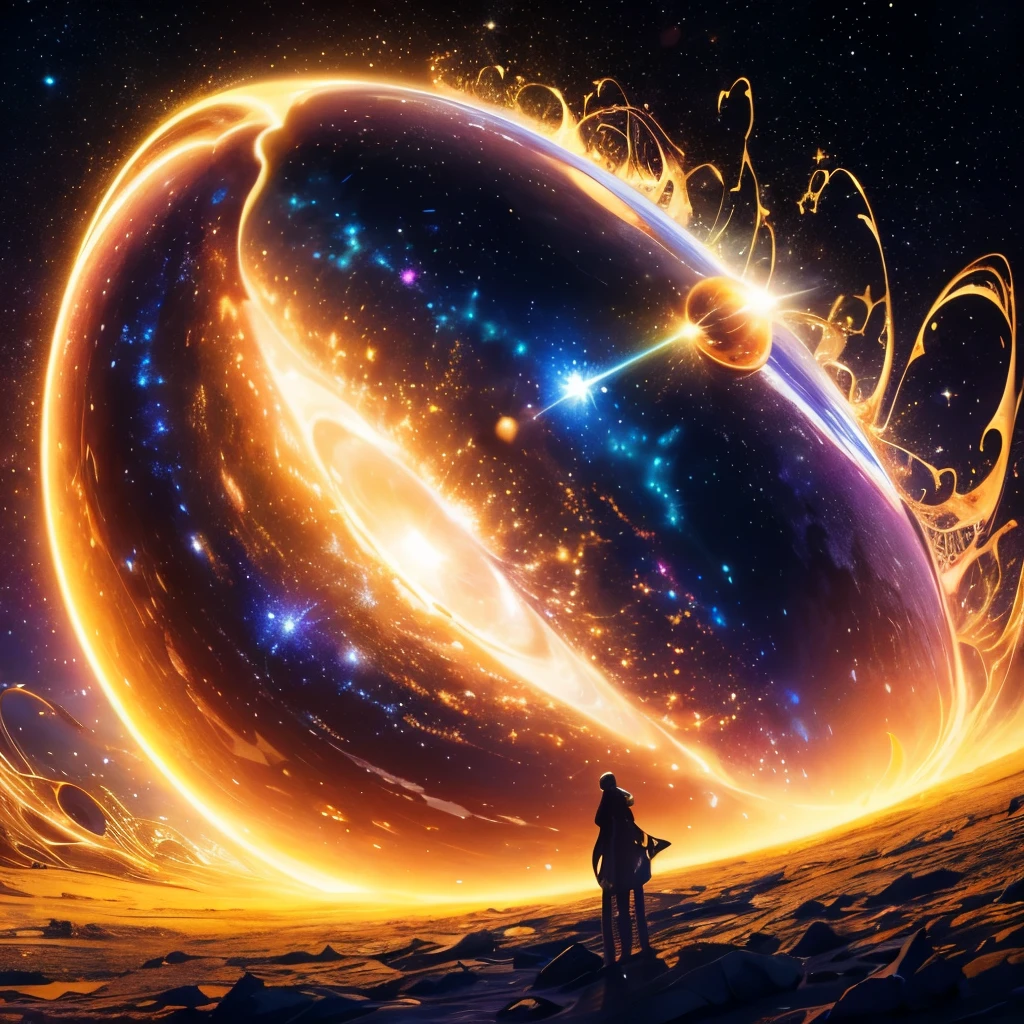 (best quality,4k,8k,highres,masterpiece:1.2),ultra-detailed,(realistic,photorealistic,photo-realistic:1.37),space,galaxy,nebula,intense,colorful,stars,planets,moons,color explosion,celestial bodies,bright colors,vibrant colors,color circling black hole,black hole,wormhole,cosmic energy,captivating view,interstellar journey,spectacular sight,dazzling display,constellations dancing,majestic celestial ballet,intergalactic voyage,wonderous universe,limitless depths,cosmic wonder,cosmic wonders unfurling,mesmerizing cosmic dance,sublime cosmic symphony,stellar orchestra,cosmic kaleidoscope,cosmic dreamscape,cosmic tapestry,galactic enchantment,surreal cosmic magic,interstellar tapestry,endless expanse,vivid interstellar realm,radiant celestial prowess,luminous stellar spectacle,astronomical marvels,vivid star showcase,celestial fireworks,cosmic fireworks display-constant burst of colors,fantastical galactic panorama,lustrous cosmic display,stars twinkling,breathtaking nebulous formations,dynamic celestial structures,dreamy celestial bodies,charming interstellar journey,colossal black hole,dark cosmic abyss,cosmic portal to another dimension,mind-altering celestial phenomenon,luminous celestial bodies,lush celestial oasis,stellar splendor);