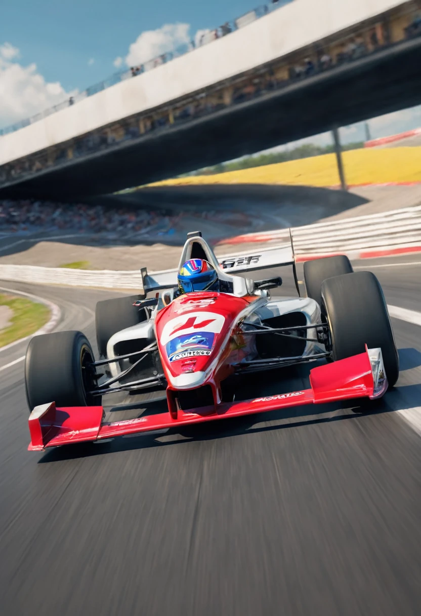 (best quality,4k,8k,highres,masterpiece:1.2),ultra-detailed,realistic,racing car,shiny paint,fast speed,curves,smoke,aerodynamic design,high-performance engine,vibrant colors,excitement,dynamic angles,action-packed,checkered flag,joyful spectators,startling acceleration,tire marks,thunderous noise,speedometer,roaring engine,adrenaline rush,skid marks,nitro boost,streamlined body,motion blur,turbocharger,precision steering,high-octane fuel,fluid dynamics,drifting,drive to victory,revving engine,race track,winning moment,???????,conquer the competition.