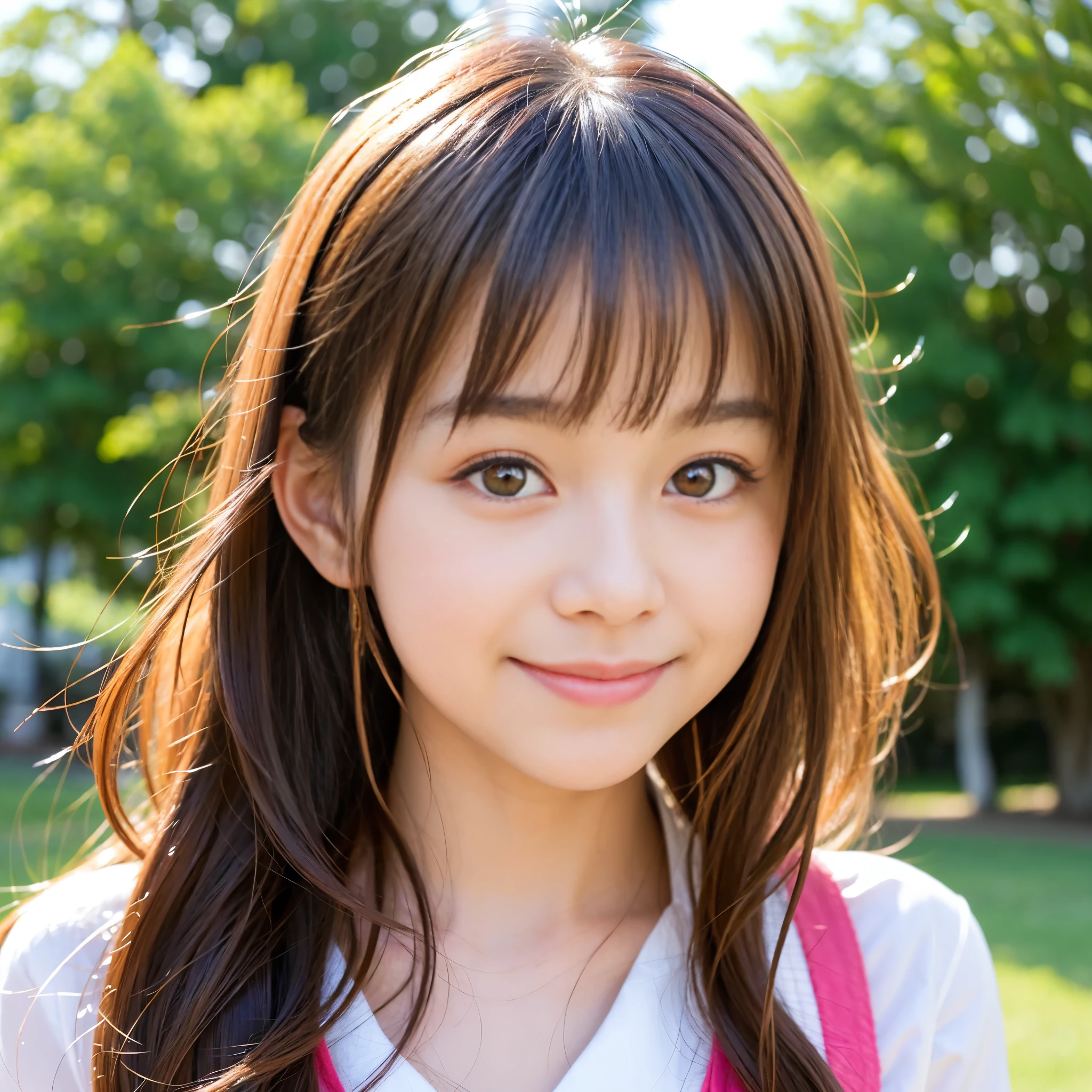 Best-quality, Masterpiece, Ultra-High-Resolution, (Photorealistic:1.4), Raw-Photo, 1girl, 12-years-old, the most famous Japanese idol, wearing spring-clothes, (extremely cute face like the most popular Japanese idol, (extremely beautiful big-eyes)), extremely beautiful hair, extremely beautiful skins, extremely beautiful long-eyelashes, extremely beautiful lips, innocent-smile, looking at viewer