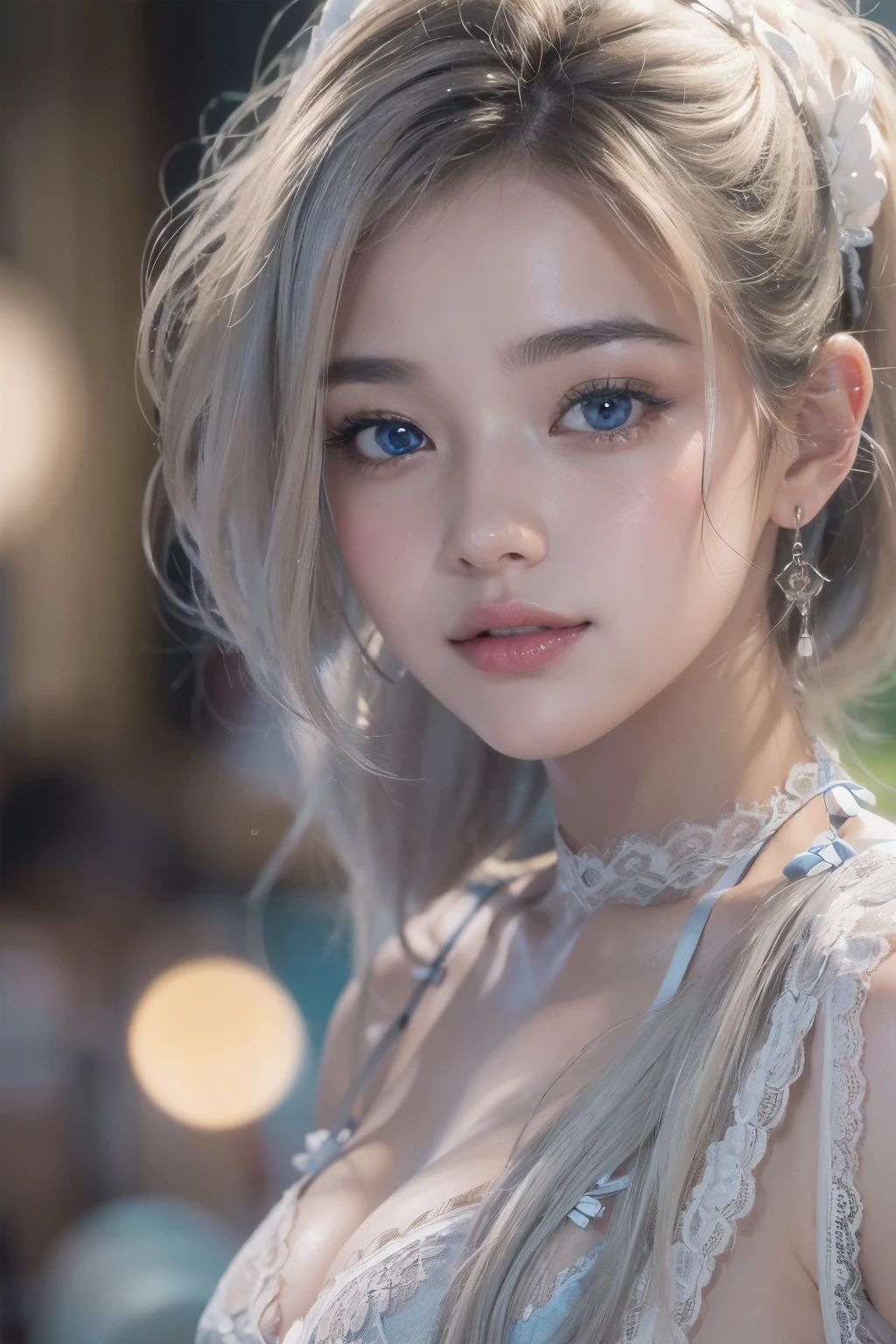 1woman, (Ultra realistic, high res), (highly detailed eyes, highly detailed hair, highly detailed face, highly detailed plump lips), (off shoulder with open breasts), breasts, upper body, caute smile, (best quality:1.4), Raw photo, (realistic, photo-realistic:1.37), professional photography, cinematic light, (fine face: 1.2),fashion model 20 years old, cute, [[[[pure eyes]]]], [[[[closeup]]]], [[[[chest]]]], [[[[neck]]]], [[[[shoulders]]]], perfect eyes, perfect iris, perfect lips, perfect teeth, perfect skin, soft front light, glow, HDR, (muted colors:1.2), Retrato da mulher、white skin、((cabelo Castanho ondas suaves)) Best Blanco Romantico、8k resolution、Frente Illuminada、アメリカの女の子のPortrait、solo、20-year-old、beautiful face、Upper body、medium side cut、Beautiful silver hair、beautiful little face woman, solo,　black theme,　look at the audience,one woman, It&#39;s real, Wolfsan-6500-V1.3, anime、animeスタイル、beautiful diamond eyes、20 year old american girl、braided hair、swimsuit、portrait beautiful detailed woman, very detailedな青い顔, Reality, beautiful narrow blue eyes, huge file size, Super detailed, High resolution, very detailed, highest quality, masterpiece, An illustration, very detailed, ticker, Unite, 8K painting wallpaper, fine, fine details, masterpiece, highest quality, Hvery detailed ticker uniform 8K wallpaper, face light movie lighting、cuteブラウス, dark background, oil, masterpiece, diffused soft film lighting, Portrait, highest quality (perfect face:1.4),stunning girl pictures,(8K and、photorealistic:1.25) 、(lip gloss、eyelashes、shiny face、shiny skin、highest quality、超High resolution、Depth of the bounds written、chromatic aberration、caustic road lighting、natural shading、sexy 1girl, Extremely cute, Amazing face and eyes, (Beautiful lovely smile), (extremely detailed beautiful face), bright and shiny lips, (cute bikini:1.3), (very elaborate lace bra:1.5), smooth skin, super beautiful, attractive, (Best Quality:1.4), (hyper quality), (Ultra-detailed), (hyper-realistic, Photorealsitic:1.37), Authentic skin texture, complex details, extremely detailed CG unified 8k wallpaper, RAW Photos, professional photograpy, Cinematic lighting, coast, sea, palm trees,masterpiece, best quality, high quality, High definition, High quality texture, High quality shadow, high detail, beautiful detailed, finely detailed, extremely detailed cg, detailed texture, a realistic representation of the face, realistic, colorful, delicate, Cinematic Light, sidelighting, Lens Flare, Ray tracing, sharp focus, (intrica