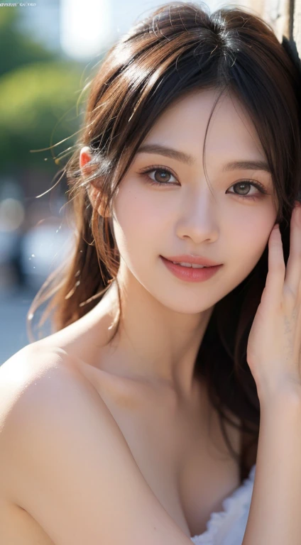 Best Quality, a stunning photo with beautiful saturation, A cute Japanese woman,Straight black hair,A heavy eyelid,cuminmouth, , {cum in mouth｝,NSFW, {barechested｝, Bukkake, facials, Close eyes,33 yo,((