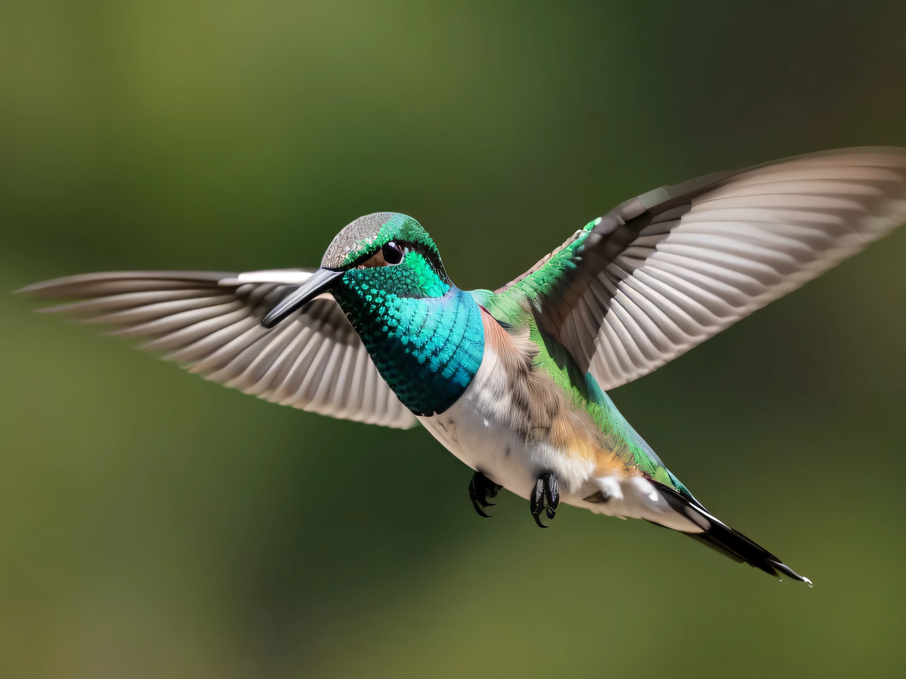 araffe bird flying in the air with its wings spread wide, hummingbird, hummingbirds, istock, shutterstock, scarlet emerald, getty images, !!natural beauty!!, having a snack, beautiful nature, getty images proshot, bee hummingbird, beautiful and graceful, 4k -4, nature photo, shutterstock contest winner, photostock, gettyimages