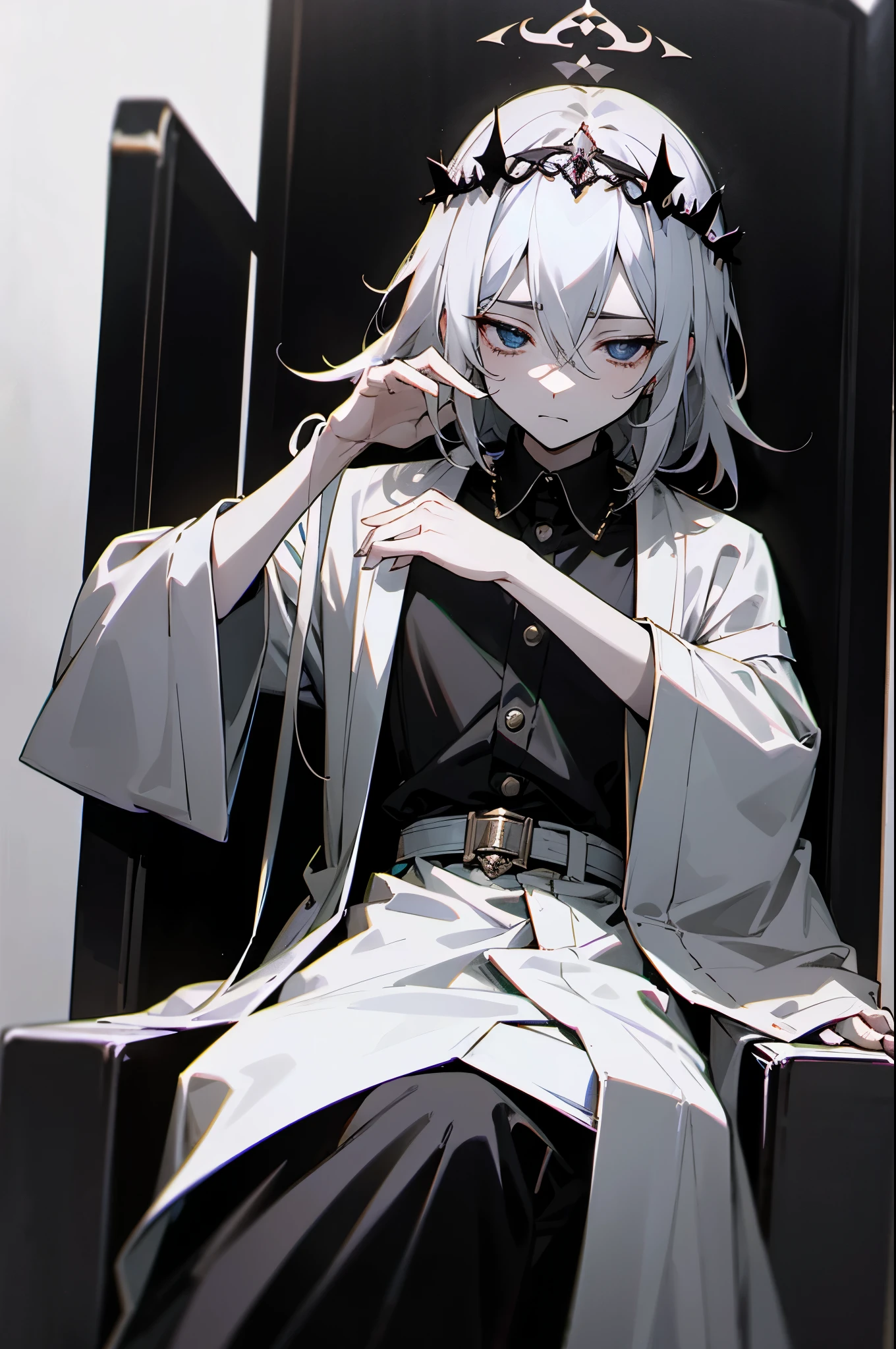 Libido boy,Black Emperor,diademajesty,On the throne,Black tones