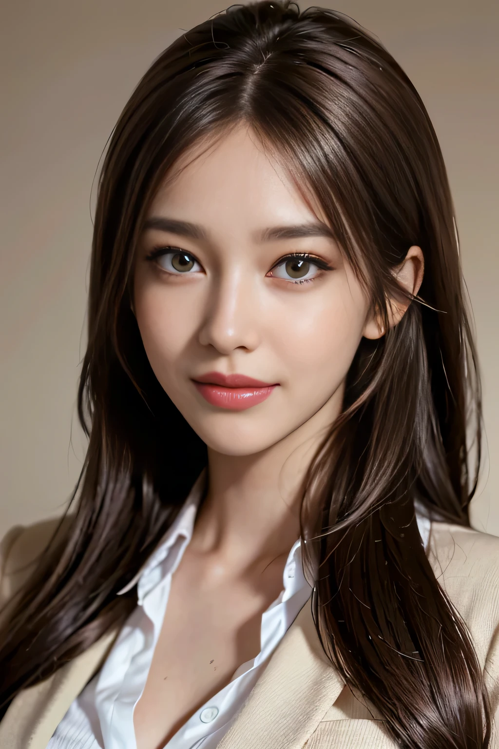 masutepiece, Best Quality, Photorealsitic, Ultra-detailed, finely detail, hight resolution, 8k wallpaper, Professional, 8k wallpaper, masterpiece, top-quality, Fine skin details, bule, full body Esbian, bustup, photo of a Young girl, model shoot tyle, brown haired, shorth hair, (Look at viewers:1.2), (Detailed pupils:1.3), (natural soft light), (魅惑的), 美丽的面容, super-detaild skin, Perfect glowing eyes, skin pore, Soft hair,