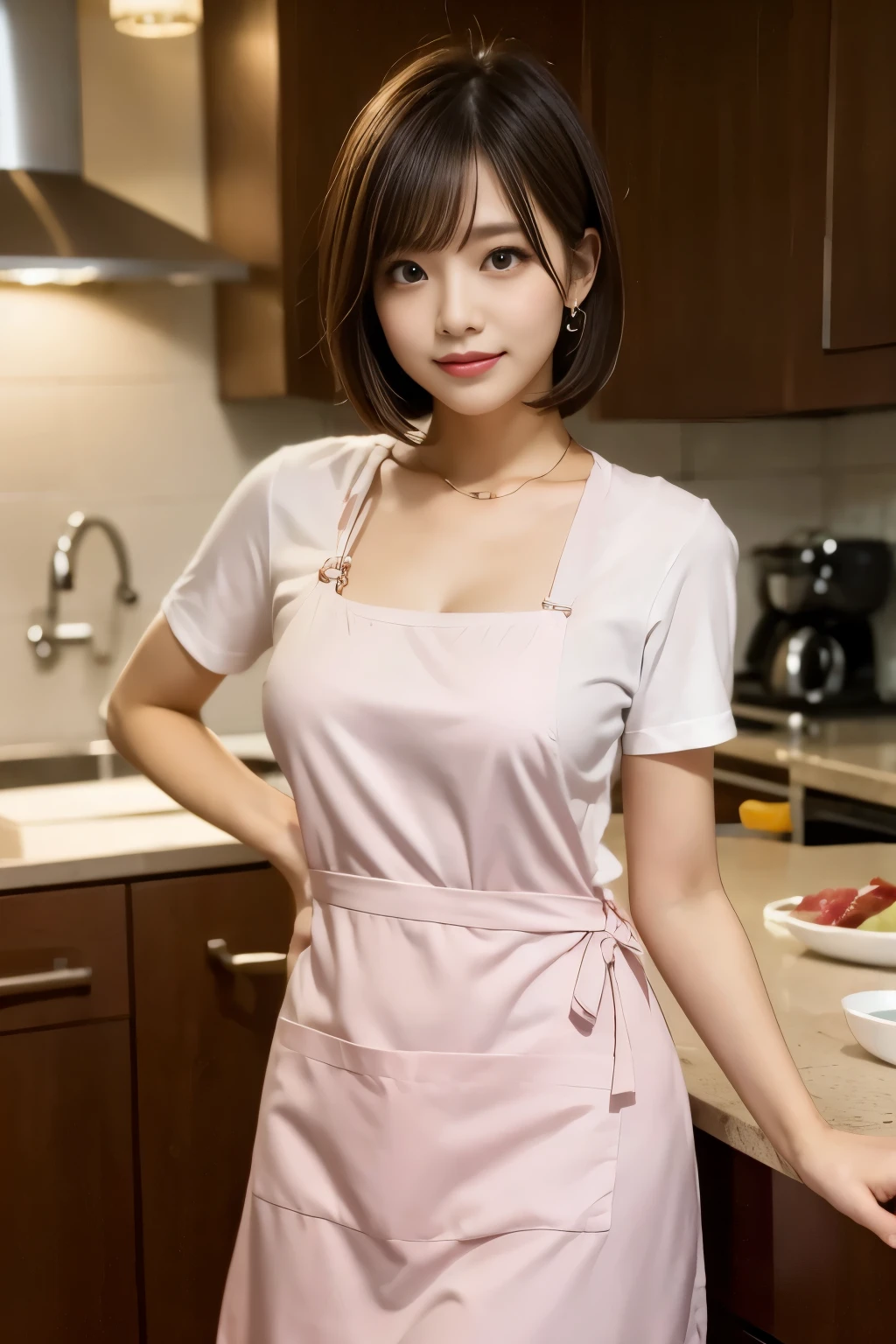 apron:1.3, kitchen:1.2, medium bob
