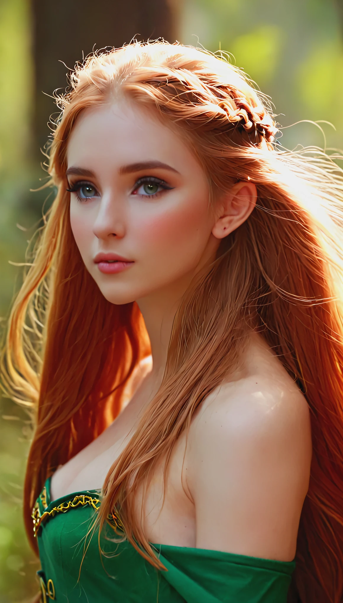 (beautiful girl:1.1), (nude:1.1), (detailed eyes:1.1), (detailed lips:1.1), (long eyelashes:1.1), (porcelain skin),(soft and flowing hair),(graceful posture),(ethereal lighting),(dreamy atmosphere),(fine art),(high res),(vivid colors),(bokeh)