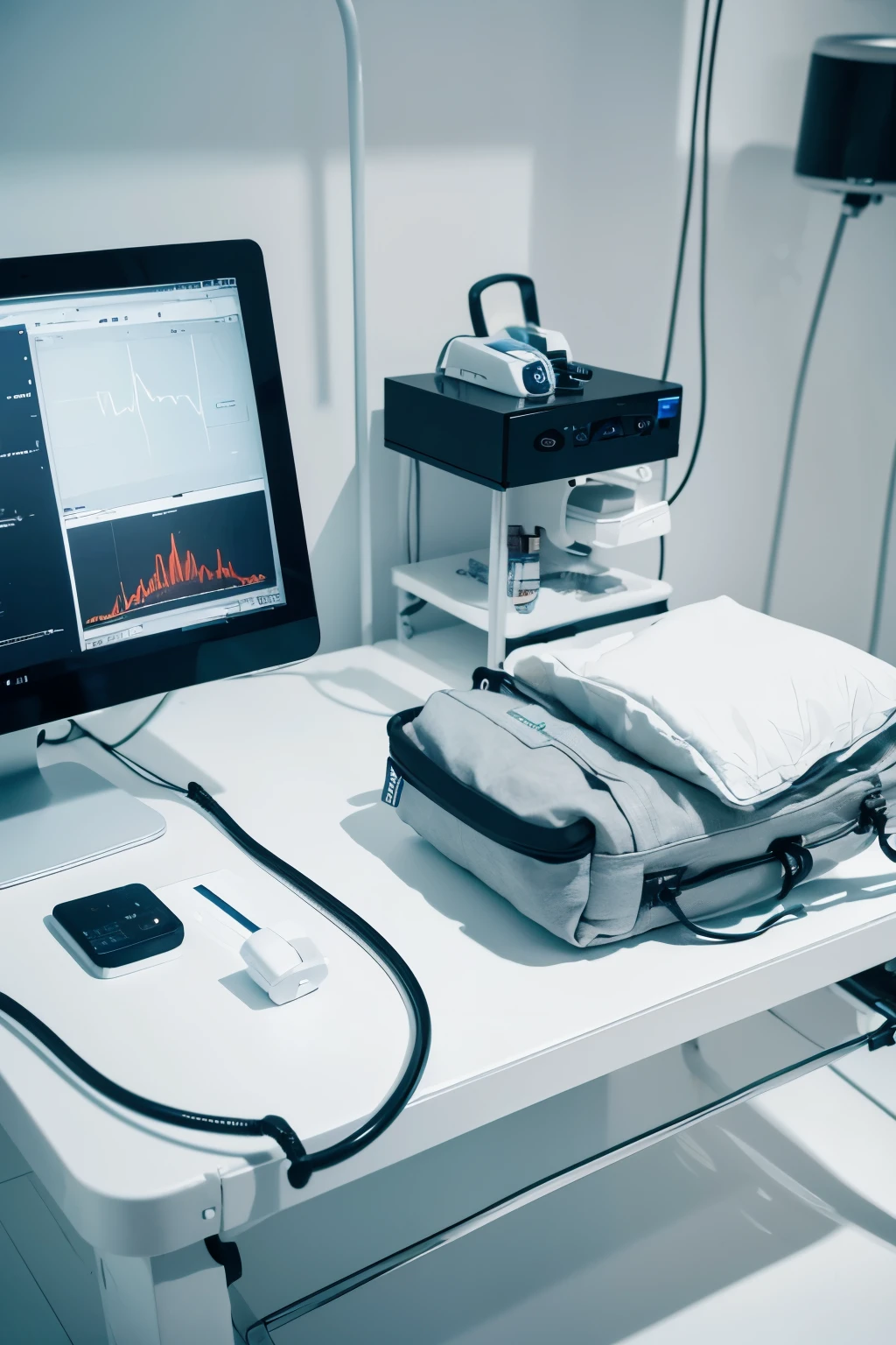 artificial respiration，oxygen masks，sense of technology，Medical supplies innovative design industrial design