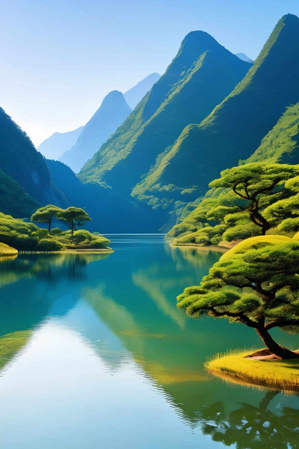 A captivating picture rendition of China, skillfully crafted by Takai Sakuma. (Masterpiece: 1.5, Best Quality)
Delicately brushed landscapes of China unfold, featuring intricately painted mountains, winding rivers, and ancient pagodas. (Extremely Detailed CG Unity 8k Wallpaper, masterpiece, High Detail)
The sun casts a warm glow over the tranquil scenery, illuminating the vivid colors of the artistic composition. (Stunning lighting, beautiful depth)
A serene lake reflects the breathtaking scene, its mirrored surface shimmering with the refined brushstrokes of the