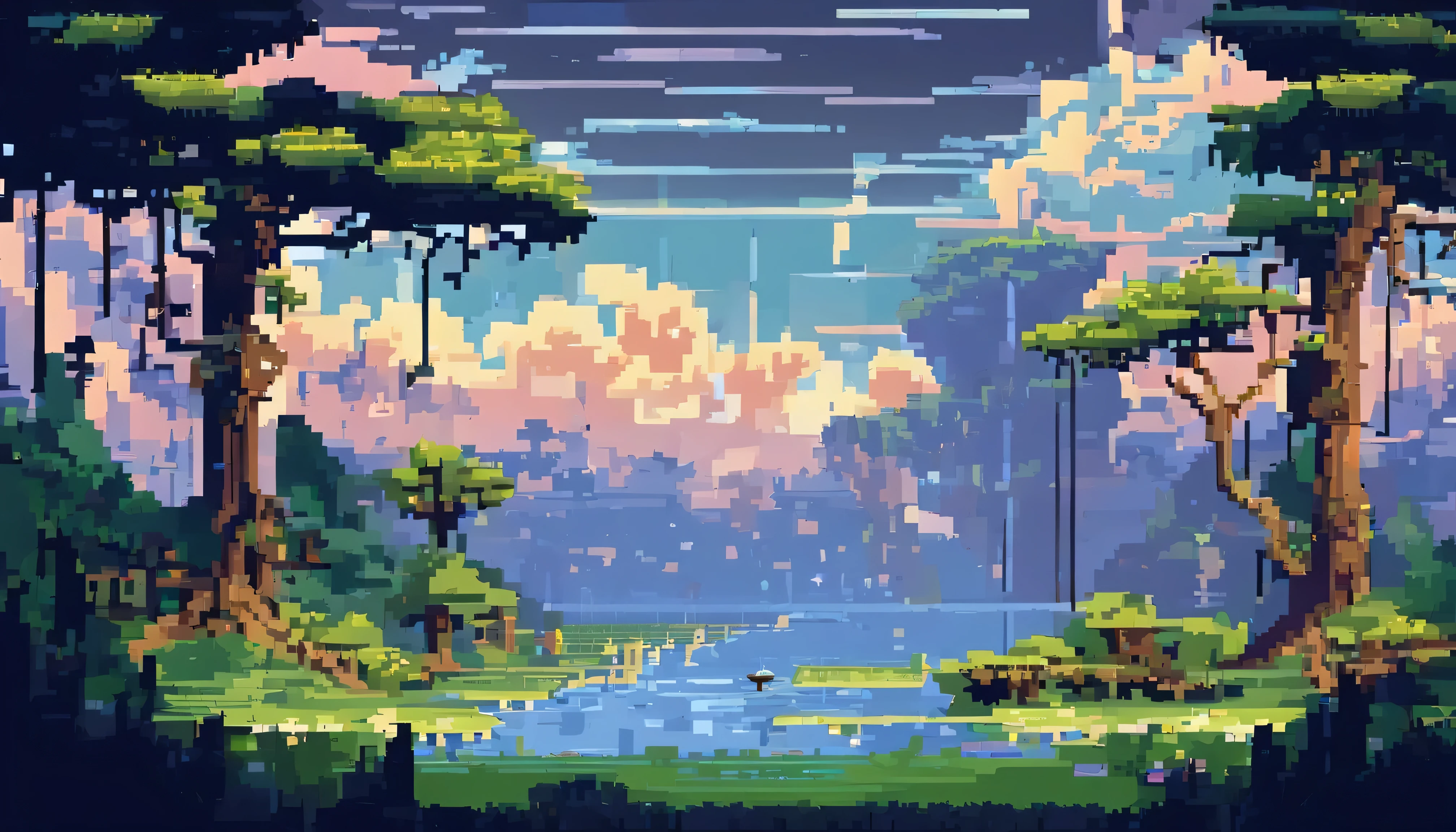 Design an image depicting an intense night storm scene over an ancient rainforest. The sky above is a canvas of chaotic beauty, with lightning bolts illuminating the dense canopy below. Each flash reveals the rich, wet leaves of towering trees and the intricate ecosystem that thrives under their shelter. The storm's fury is juxtaposed with the enduring calm of the forest, highlighting the timeless dance between nature's tempests and the tranquility of the ancient woodlands. Include the occasional glimpse of a waterfall or river, its waters surging in response to the downpour, adding to the scene's dynamic beauty.