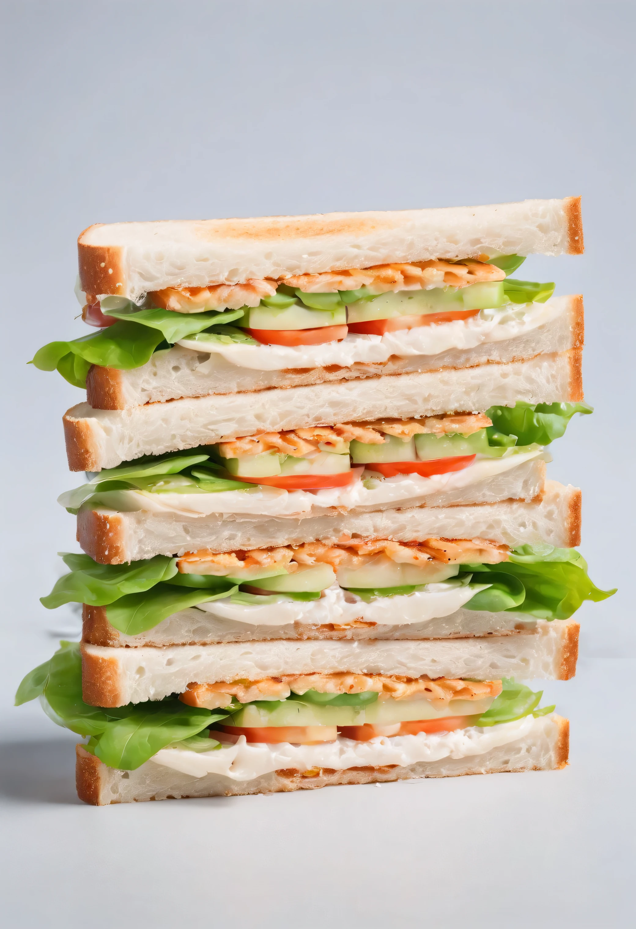 sandwich, white background, magazine photo