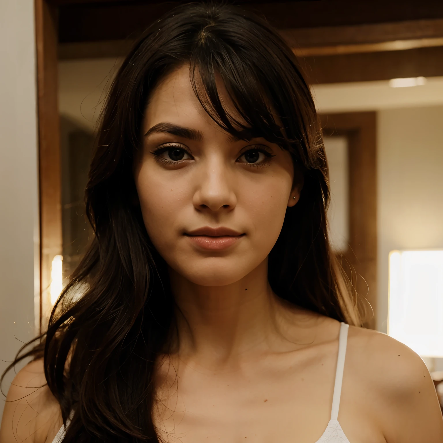 Garota de cabelo curto