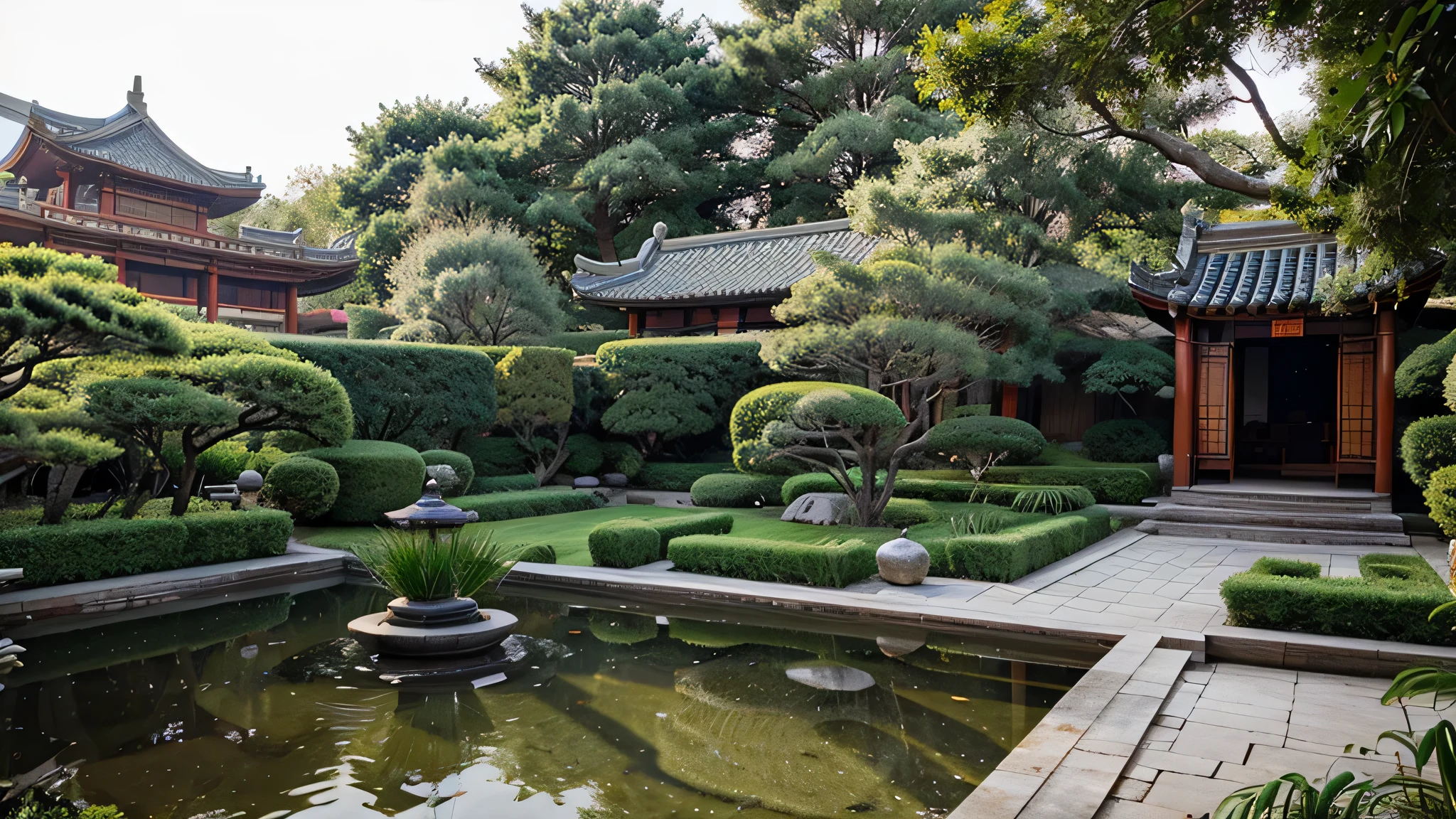 Chinese style garden
