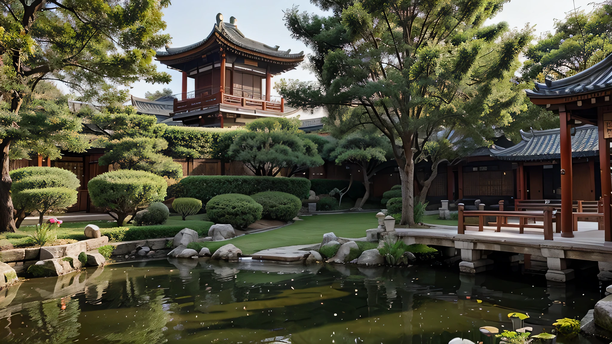 Chinese style garden