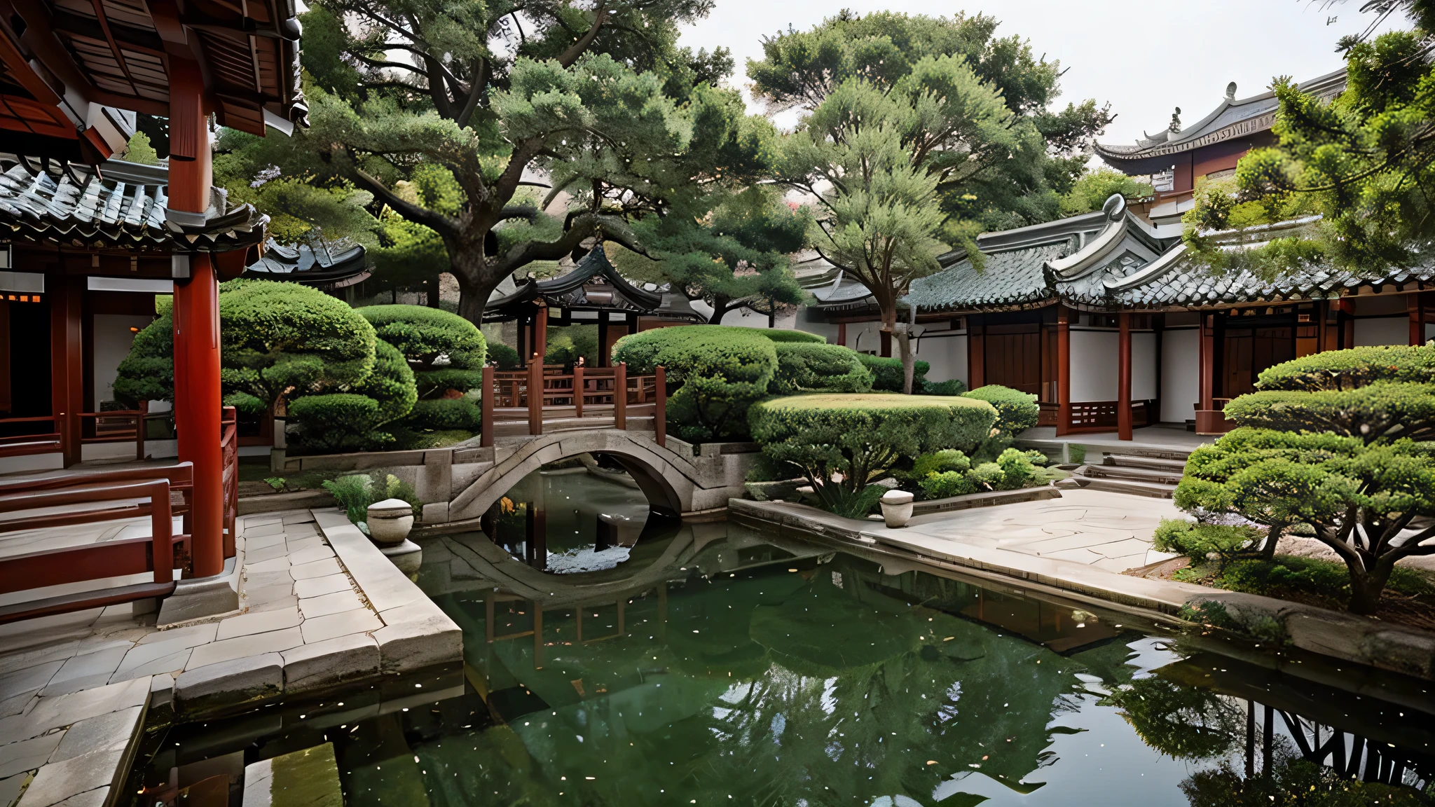 Chinese style garden