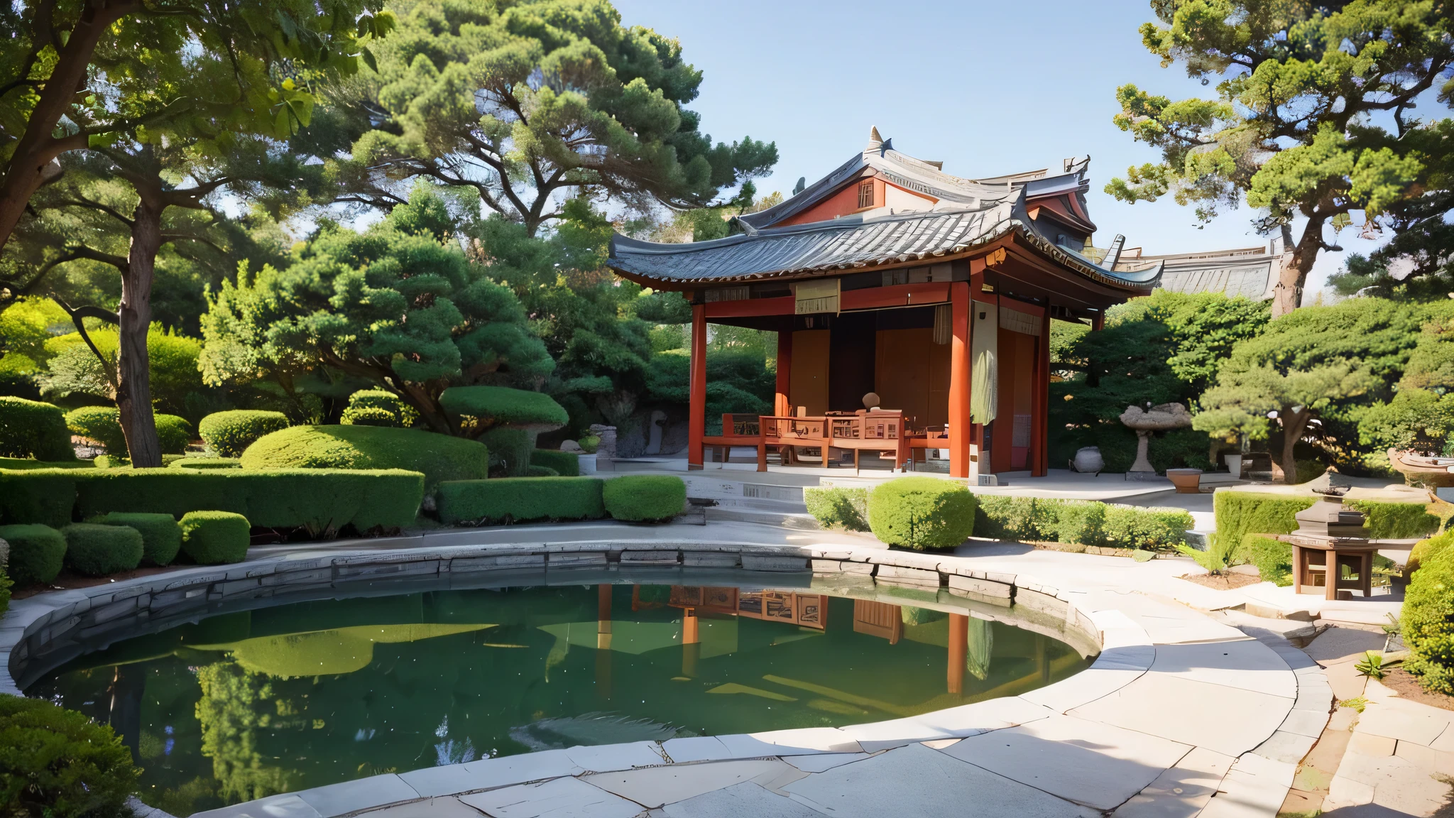 Chinese style garden