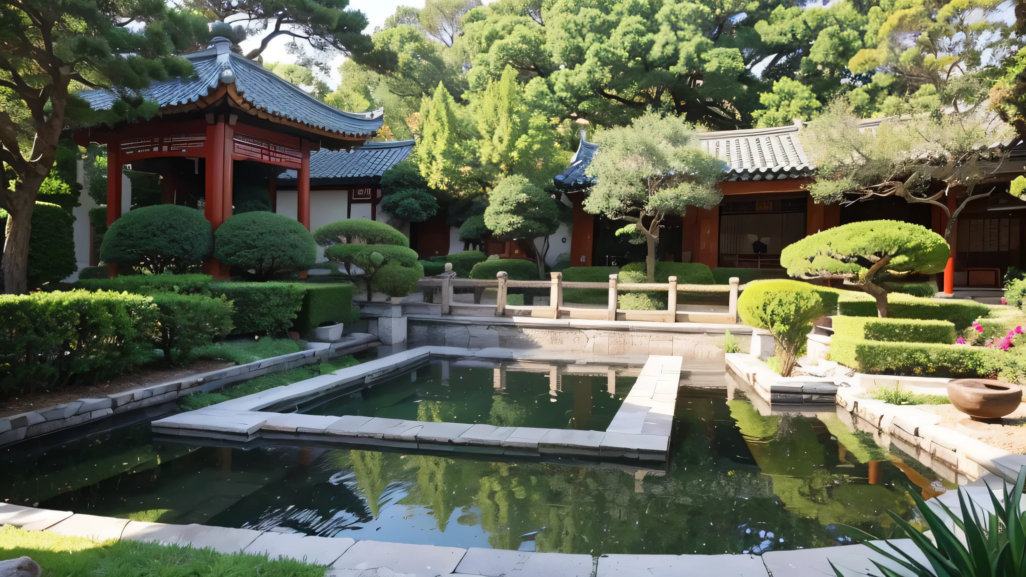 Chinese style garden