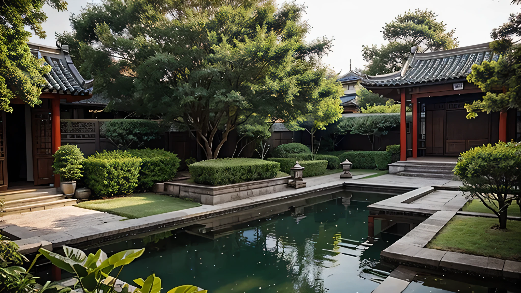 Chinese style garden