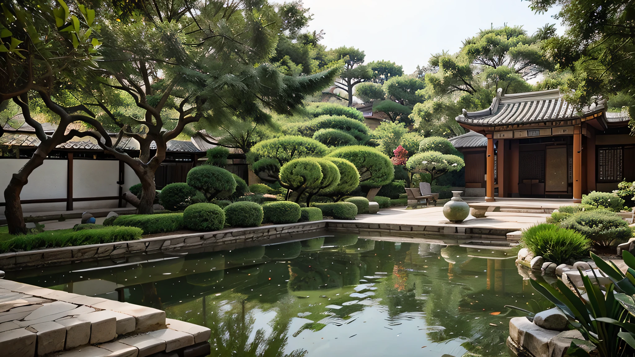 Chinese style garden