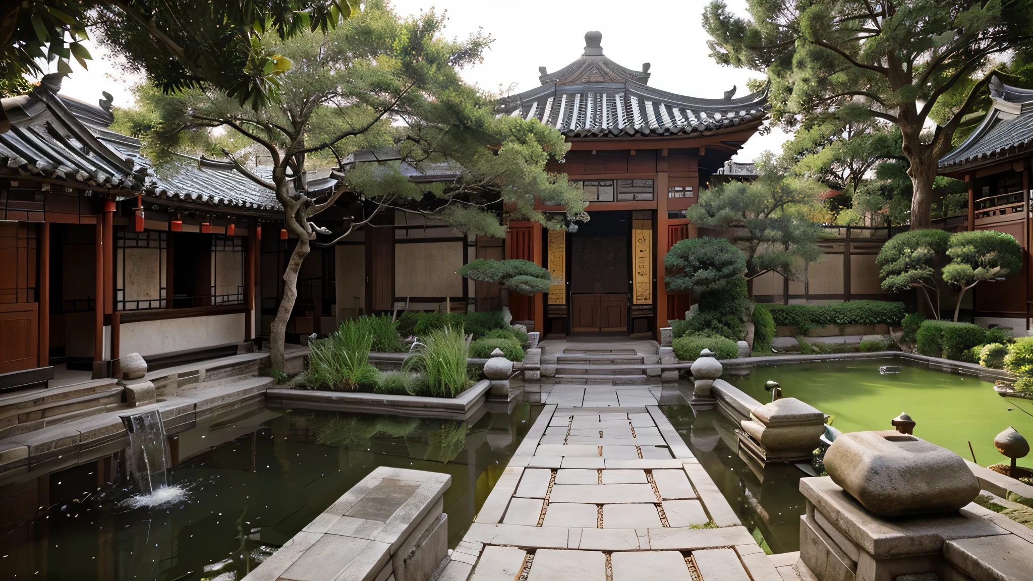 Chinese style garden