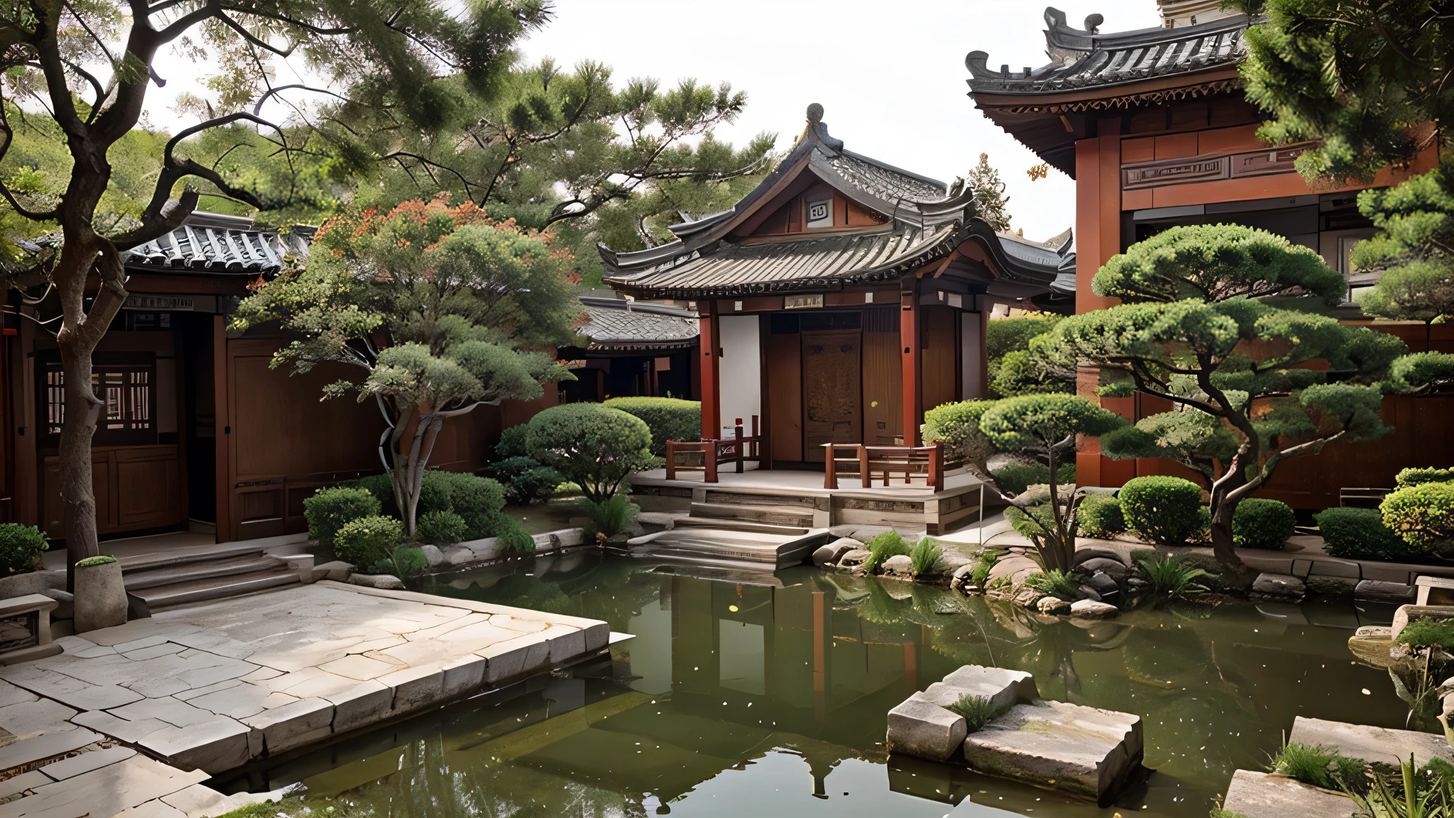 Chinese style garden