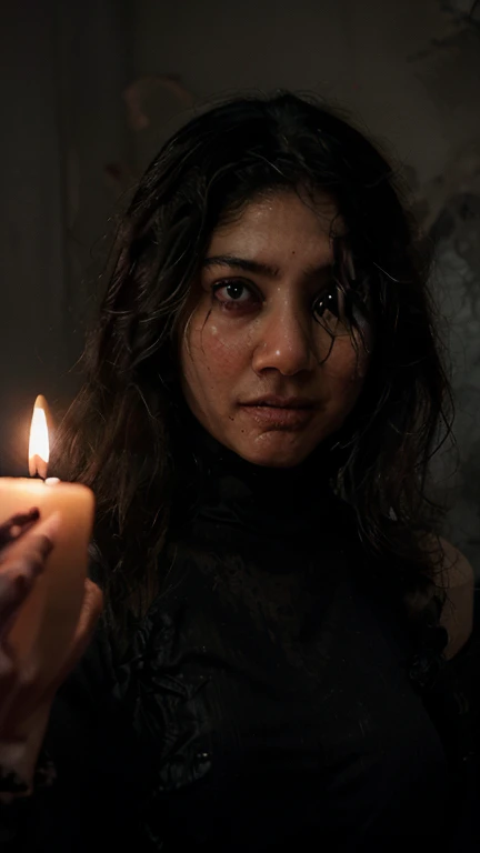 (best quality,4k,8k,highres,masterpiece:1.2), ultra-detailed, (realistic,photorealistic,photo-realistic:1.37), horror classics, indian actress, intense eyes, expressive face, flowing dark hair, hauntingly beautiful, vintage setting, gothic atmosphere, mysterious shadows, eerie lighting, dramatic poses, elaborate costumes, chilling suspense, supernatural elements, ghostly presence, spine-chilling soundtrack, spooky ambiance, intense emotions, macabre scenery, suspenseful narrative, gloomy aesthetic, sinister vibes, Victorian era, haunted mansion, foggy atmosphere, candlelit rooms, hidden secrets, paranormal activity, suspenseful plot twists, dark secrets unfold, bone-chilling screams, heart-pounding fear, palpable tension, hair-raising moments, terrifying encounters, adrenaline-pumping thrills, scream-inducing scares, unexplained mysteries, horrifying spectacles, nightmares come to life, unearthly beings, harrowing nightmares, psychological torment, bone-chilling horror, supernatural horrors, heart-stopping terror