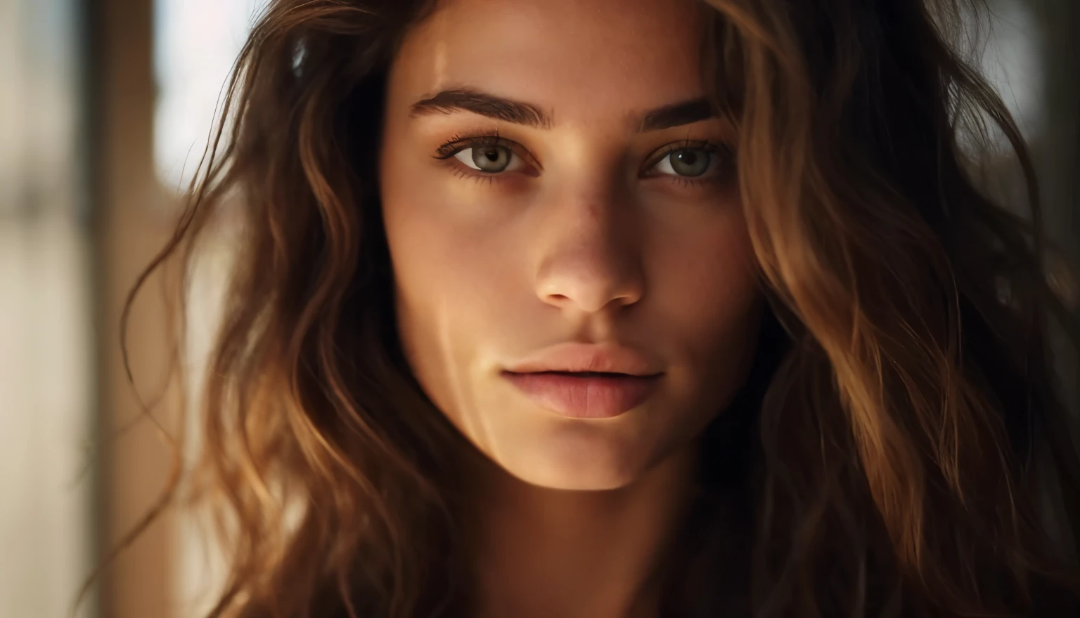 Adorable jeune fille, 21 Incredible Eyes and Lips, regarder la caméra