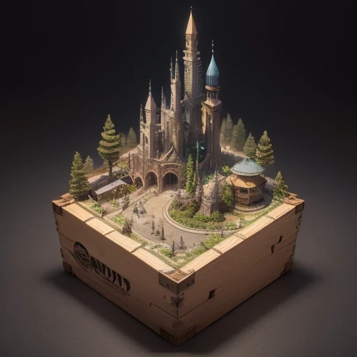 6598年Mars realistic model, (Bifurcation, original photo, best quality, masterpiece:1.4),Steampunk Cyberpunk 6820 City,(CyberpunkMars light:1.3), Mars (related to land),(in a small nature box:1.3),Isometric, small nature, landscape on foundation,landscape,