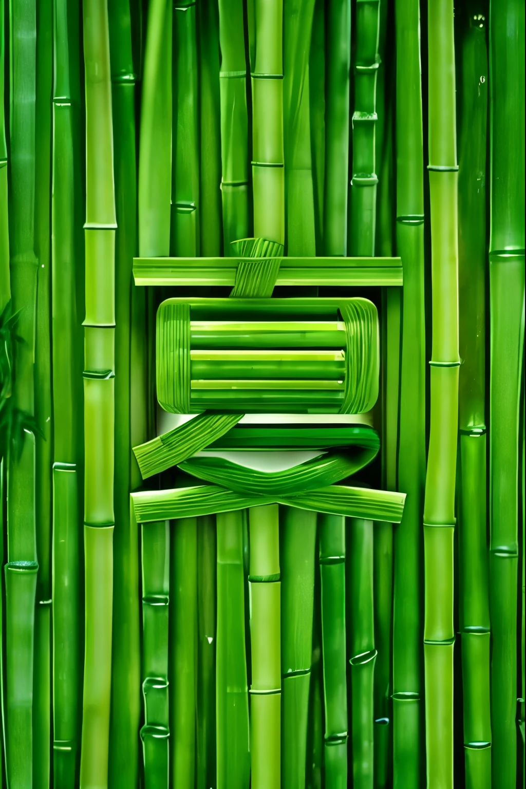 bamboo,Bamboo leaves,stream,cup,chess,Stone,water droplets,water droplets,detail,Rich