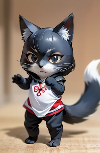 (((Animals, Apparition, Chibi))), Sad face, Animals, fox head, wolf carcass, owl back wing, tail snake, four legs