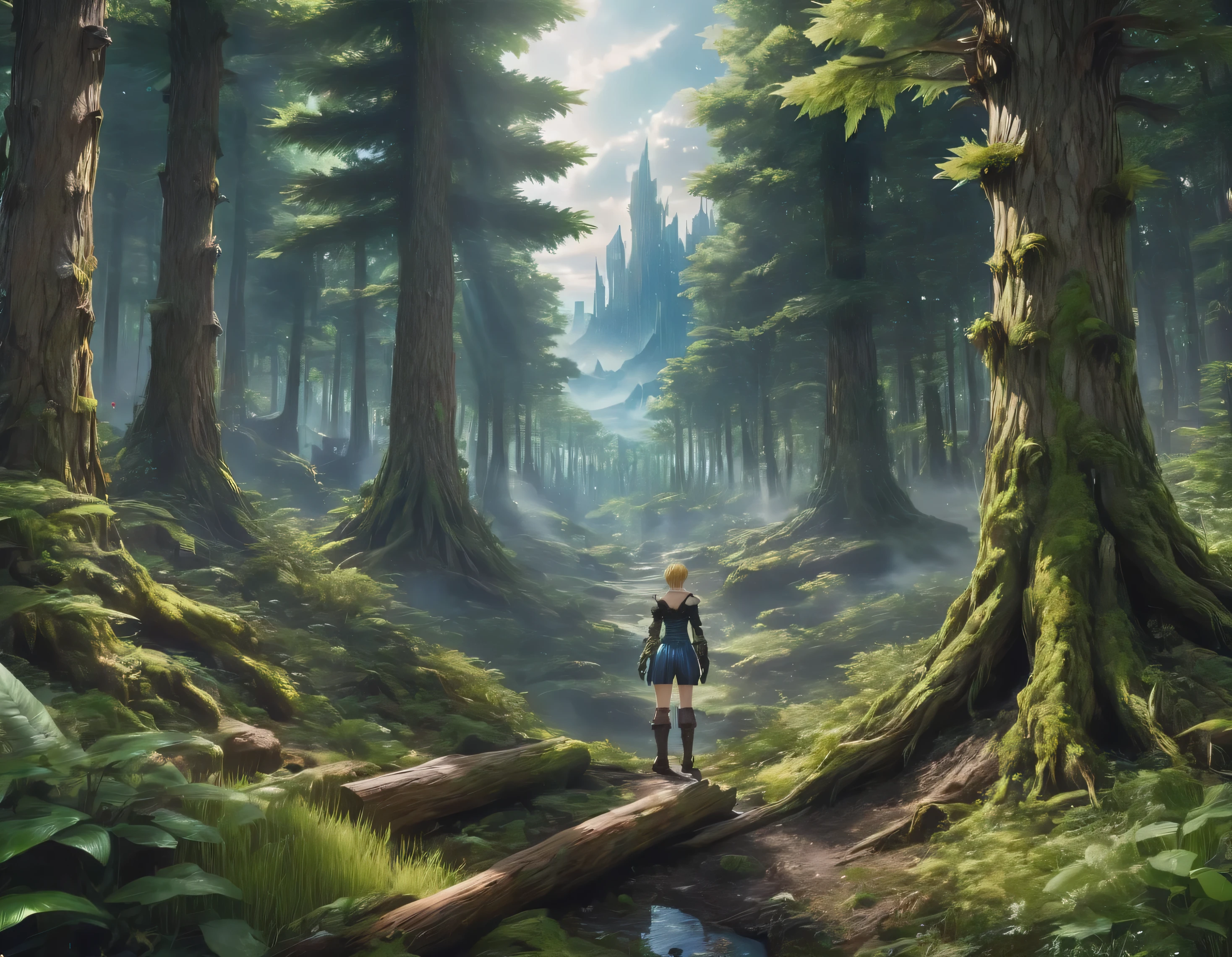 Final Fantasy Jean Forest 1440p realistic
