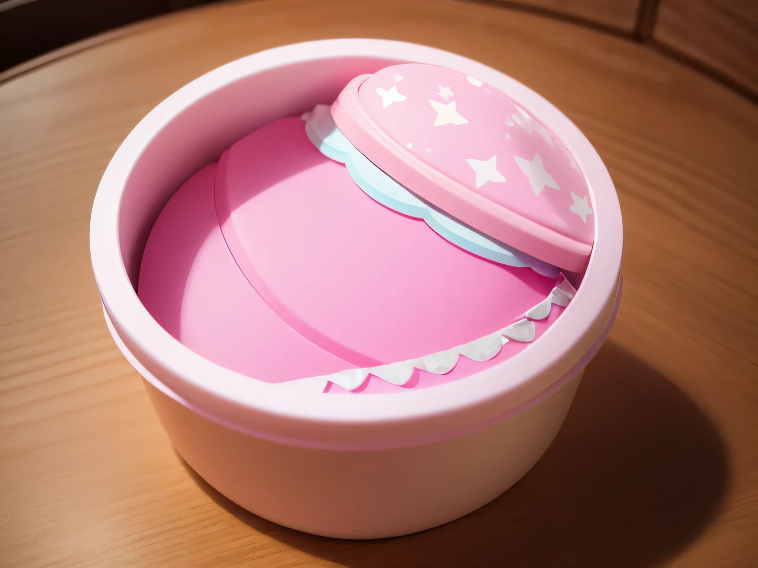 background、(((cup container)))、Kawaii Tech, cute, cute系, pastel colour, highest quality、star、heart mark、Sparkling、no one、wallpaper