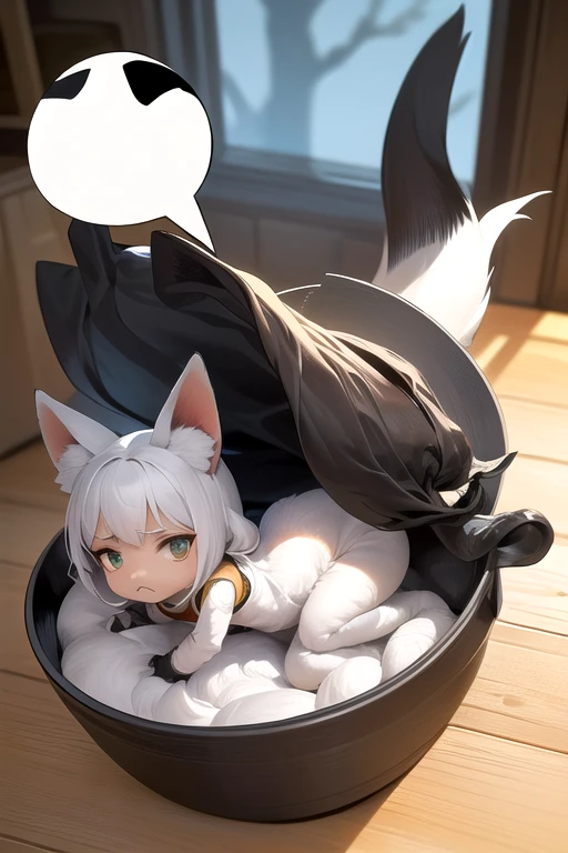 (a young black female wolf furry with white fur on belly&limb's edge&jaw), black fur, cat-like face,white fur on jaw , white fur on belly, white fur on limb's edge, long white hair, straight bangs, brown eyes, tummy, fang, (a black male cat furry with white hair and erected dick), (( the same fur male and female:1.2)),size differences, bigger male smaller female, fellatio, deep throat, suffocation, cum, rape, low angle, grabbing head, 