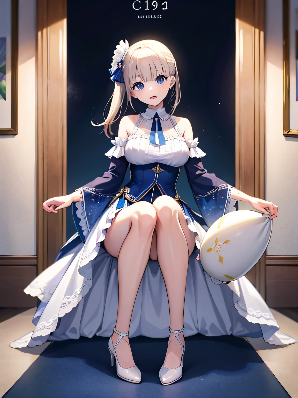 (1 fille),(high quality), (high resolution), (extremely detailed), (8K),(tir du bas du corps),(Elle porte une jupe plissée translucide et courte bleu marine.),(Porter des collants noirs)ne pas porter de chaussures,perfect writing,(Forme de mamelon magnifiquement dressée:1.2),high resolutionの美しい目,(neutral white lighting:1.2),Danser dans un autre monde avec des vents forts