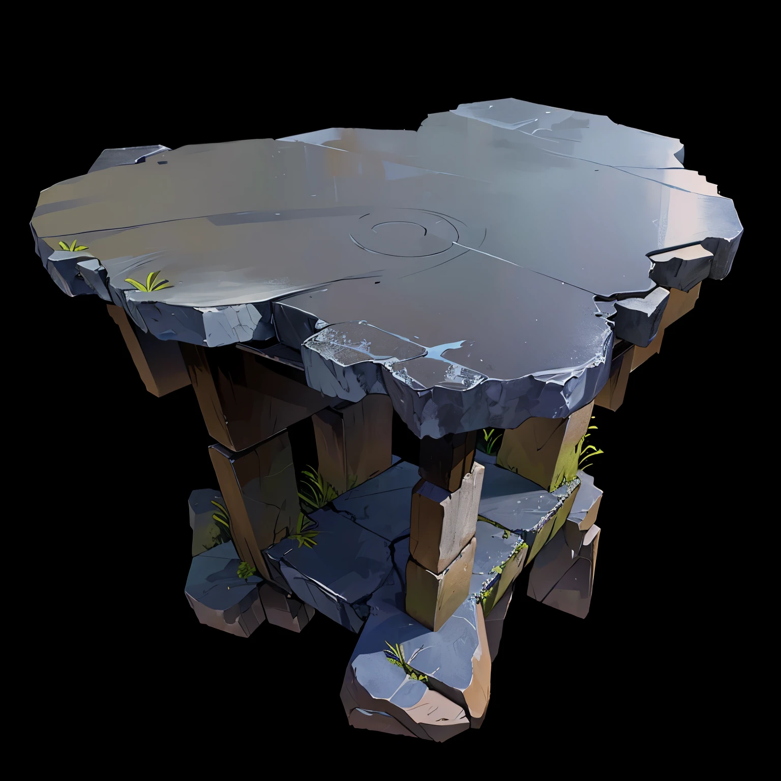 stone table，2d，Two dimensions，Hayao Miyazaki，