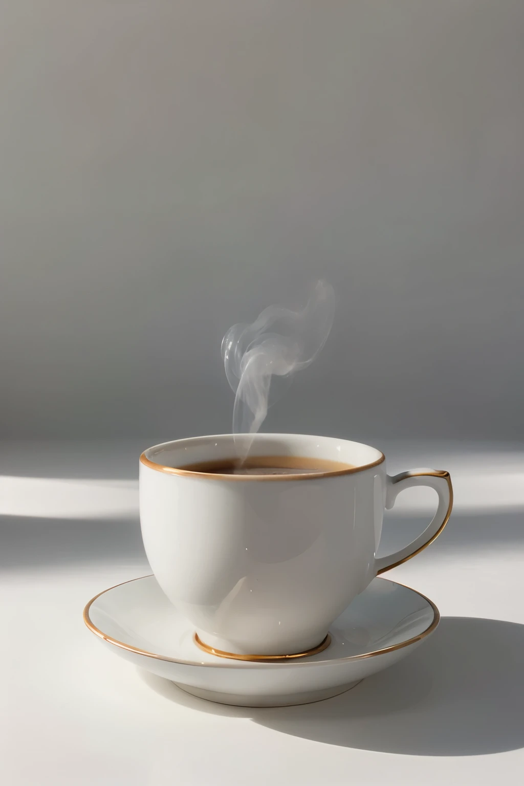 (Best quality, Ultra-high definition, masterpiece: 1.1),
White background: 1.0,
Photographic image: 1.0,
Contrasting elements: 1.2,
A captivating photograph of two beverages,
A steaming cup of coffee and a gentle teacup,
Bold contrast against pristine white background,
Intricately detailed, high-definition image,
Coffee cup: brown rim, bright steam, rich color,
Teacup: porcelain surface, delicate handle,
Soft shadows and reflections on white backdrop,
Rays of sunlight filtering through,