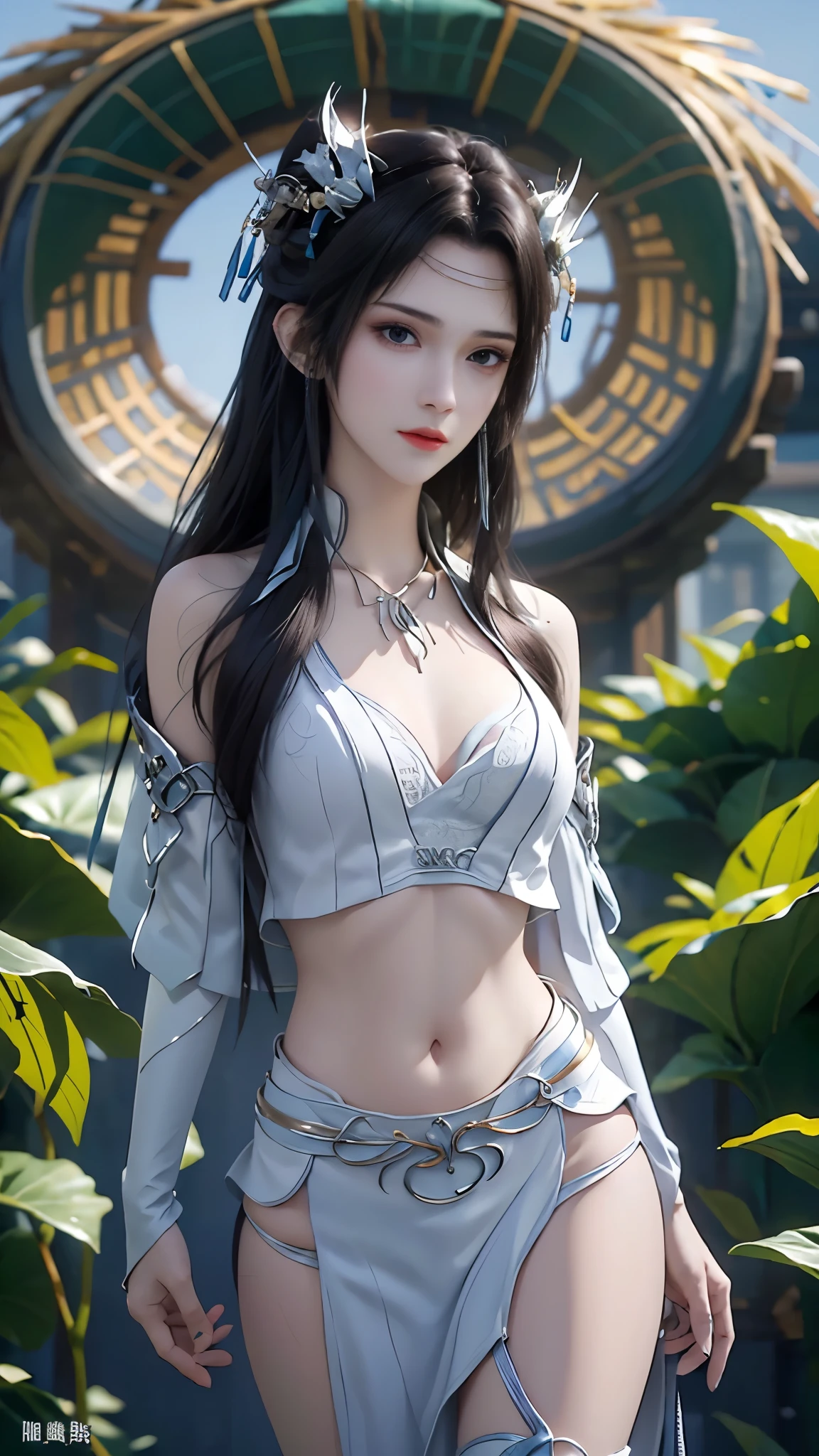 masterpiece，best quality，high质量，high清晰度，high质量的纹理，high质量的阴影，high细节，beautiful details，fine details，Extremely detailed CG，Detailed texture，lifelike的面部表现，lifelike的，rich and colorful，exquisite，sharp focus，(intricate detailake up，PureErosFace_V1:0.5)，(细节美exquisite脸，(细节美exquisite眼睛)，Perfect比例的脸，highDetails of the skin，Details of the skin，Four fingers and one thumb in optimal proportions，emaciated:1.3)，1 girl，，high，(光滑的abdominal muscles:1.55)，(abdominal muscles:0.5)，pretty，Perfect，high，((bare shoulders)), ((The skirt is short)), (long legs)，(straight legs)，(thin waist)，((White skin))，White skin，((White skin))，(emma watson)，Big breasts，((Caucasian))，light blonde hair，Stand with legs apart，looking at the audience，whole body，Portrait of cute blonde girl，((Standing in the wheat field,Look into the distance))，bloom，orange mist，sports，Wisps of hair，lifelike，high品质渲染，amazing art，high品质，film texture，Fujifilm XT3，dream