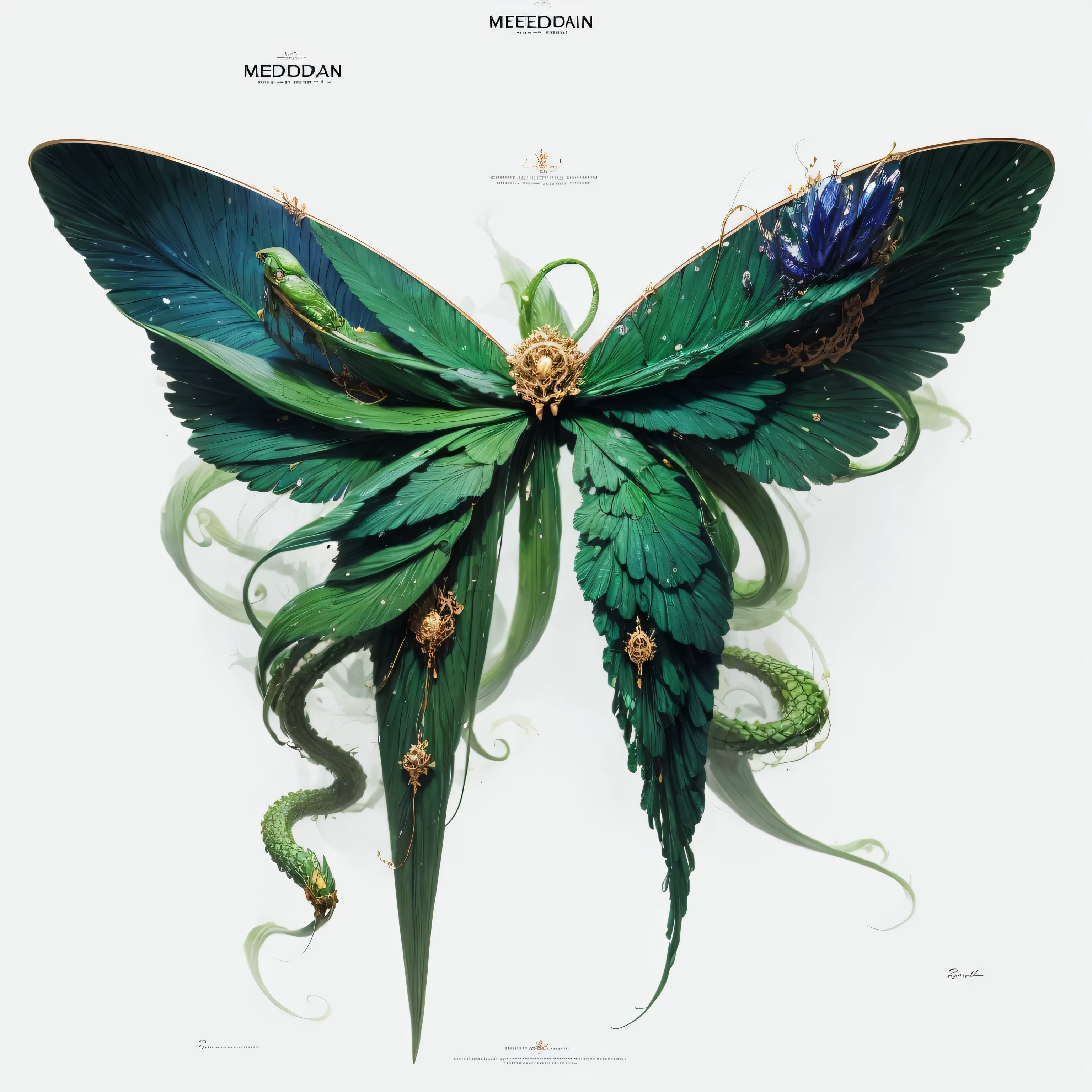 Medusa,green snake hair,