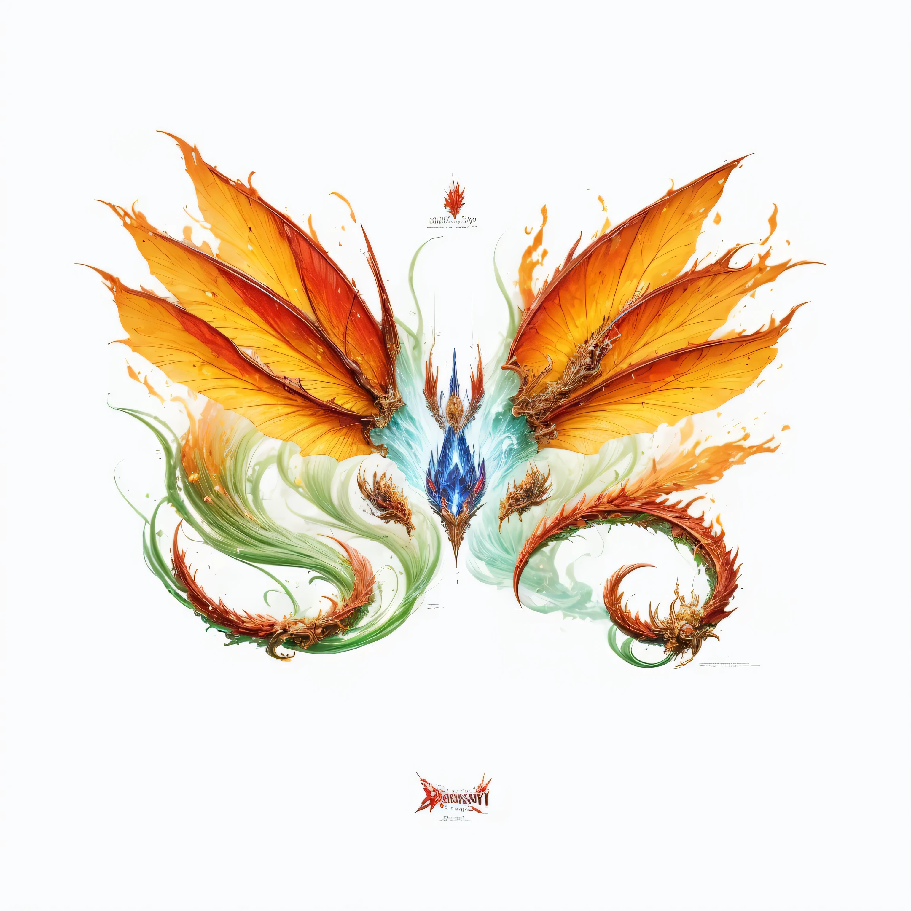fire dragon element,Dragon Wings,magic,dragon burning