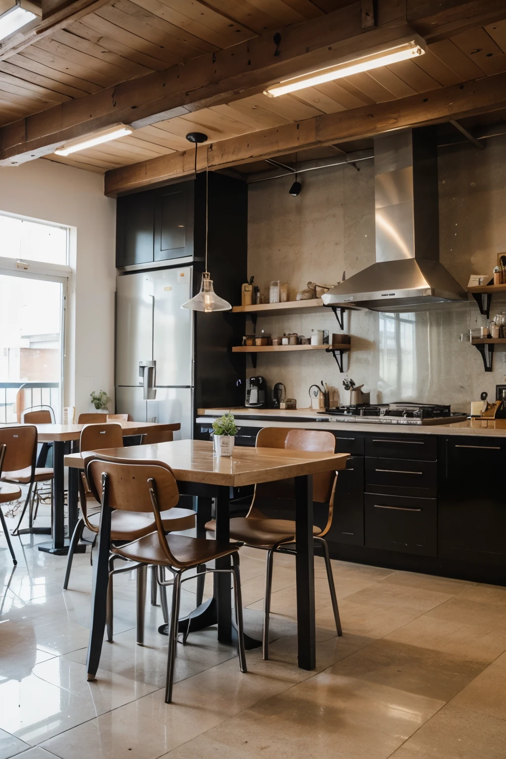 crear una cafeteria ambientada a los autos, que tenga un perfil vintage pero elegante. que sea moderna y tenga un buen servivio