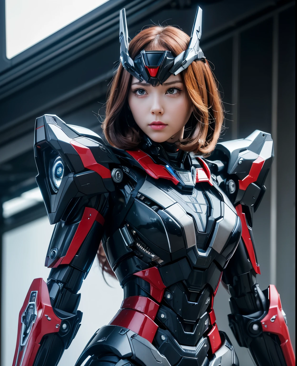 Super detailed, advanced details, high quality, 最high quality, High resolution, 1080p, hard disk, beautiful,(war machine),(black widow),(headgear),beautifulサイボーグ女性,Mecha cyborg girl,battle mode,Mecha body girl,She is wearing a futuristic war machine weapon mecha,
