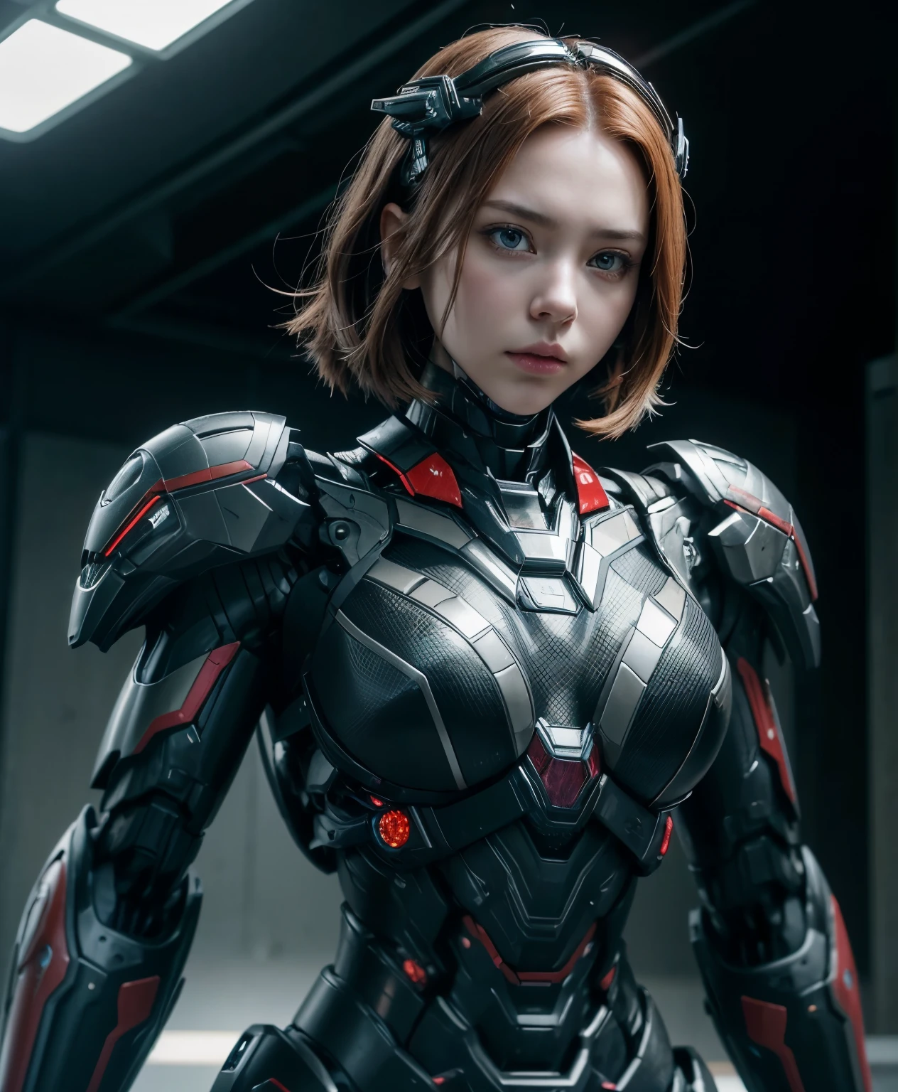 Super detailed, advanced details, high quality, 最high quality, High resolution, 1080p, hard disk, beautiful,(war machine),(black widow),(headgear),beautifulサイボーグ女性,Mecha cyborg girl,battle mode,Mecha body girl,She is wearing a futuristic war machine weapon mecha,