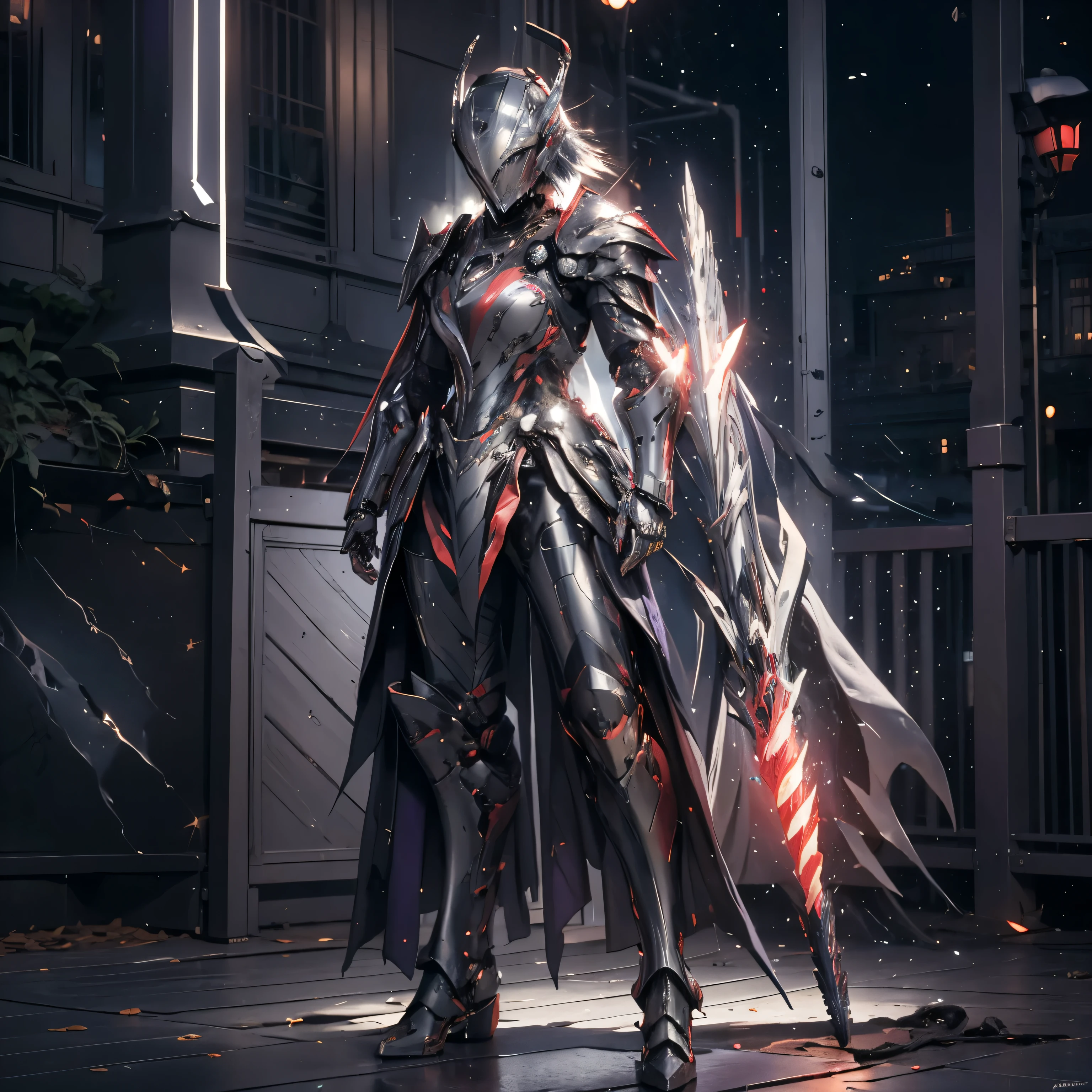 (masterpiece:1.2, best quality:1.1),8K,intricate details,HD,best illustration,wall-paper,intricate details,8K Hd wallpaper:1.6,
1boy,solo:1.7,solo,weapon,1boy,helmet,male focus,full armor,holding,(shoulder armor:1.5),gauntlets,pauldrons,cape,glowing,knight,horns,cowboy,Technology armor,shot,standing,breastplate,glowing eyes,looking at viewer,fake horns,horned helmet,signature,black armorarmor,breastplate,looking at viewer,glowing,gradient,weapon,gradient background,facing viewer,Sense of science and technology,(Metal armor:1.3),time,Fluorescent strip,(cyberpunk:1.2),science fiction,(Surround Lightning:1.1),lightning effects:1.1,jumping lightning,particle effects,particle flicker,
scenery,no humans,architecture,outdoors,traditional media,water,east asian architecture,bridge,river,tree,building,watercraft,day,real world location,lake,landscape,sky,boat,ocean,pagoda,nature,chinesecity,chinesectown,cloud,(Lightning around the armor:1.1),((Blue-purple lightning:1.2)),electric spark,Epic battle scene,