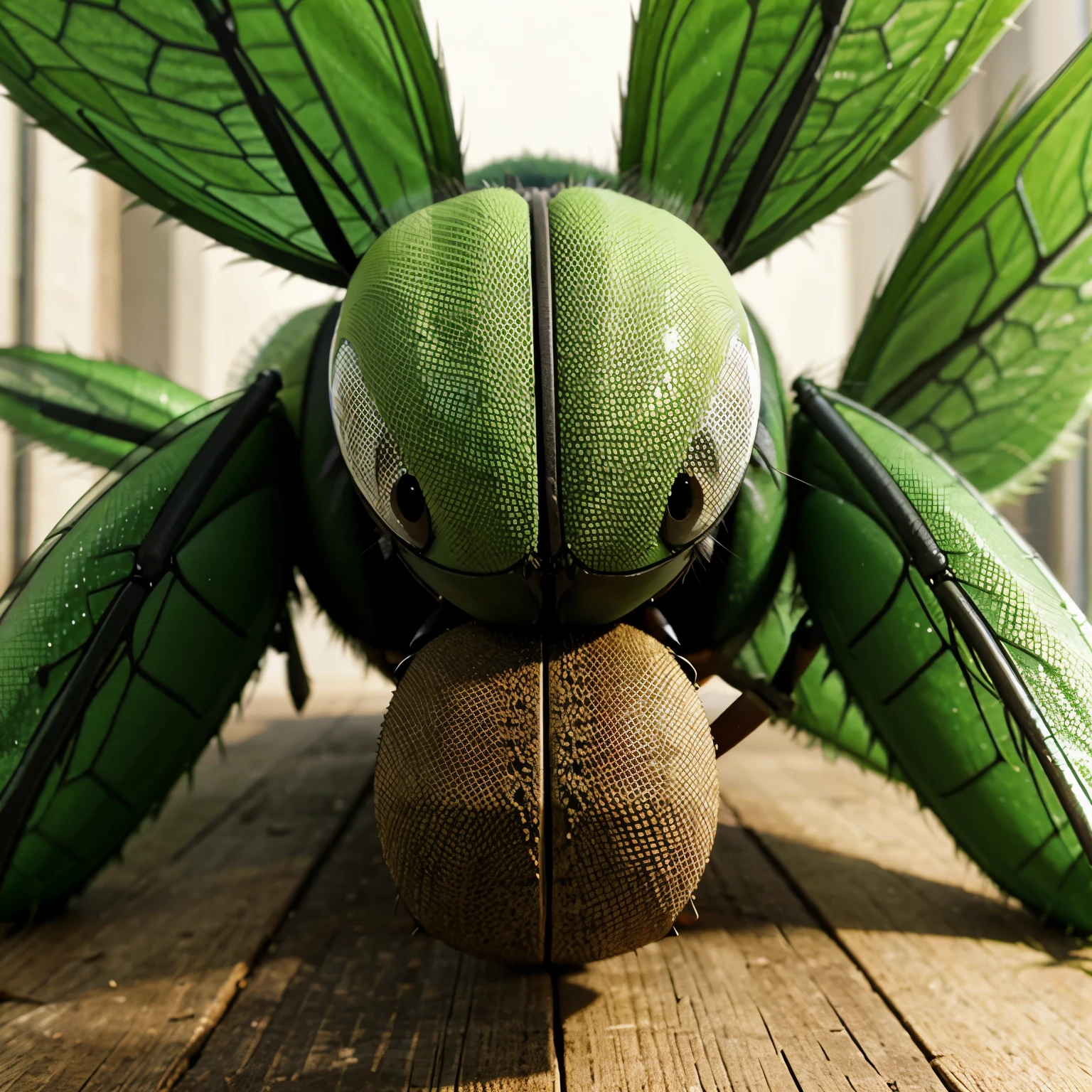 giant green fly