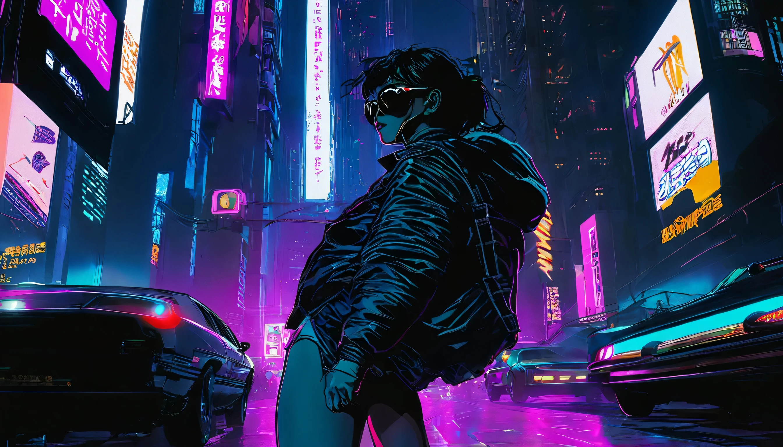 futuristic funk night city