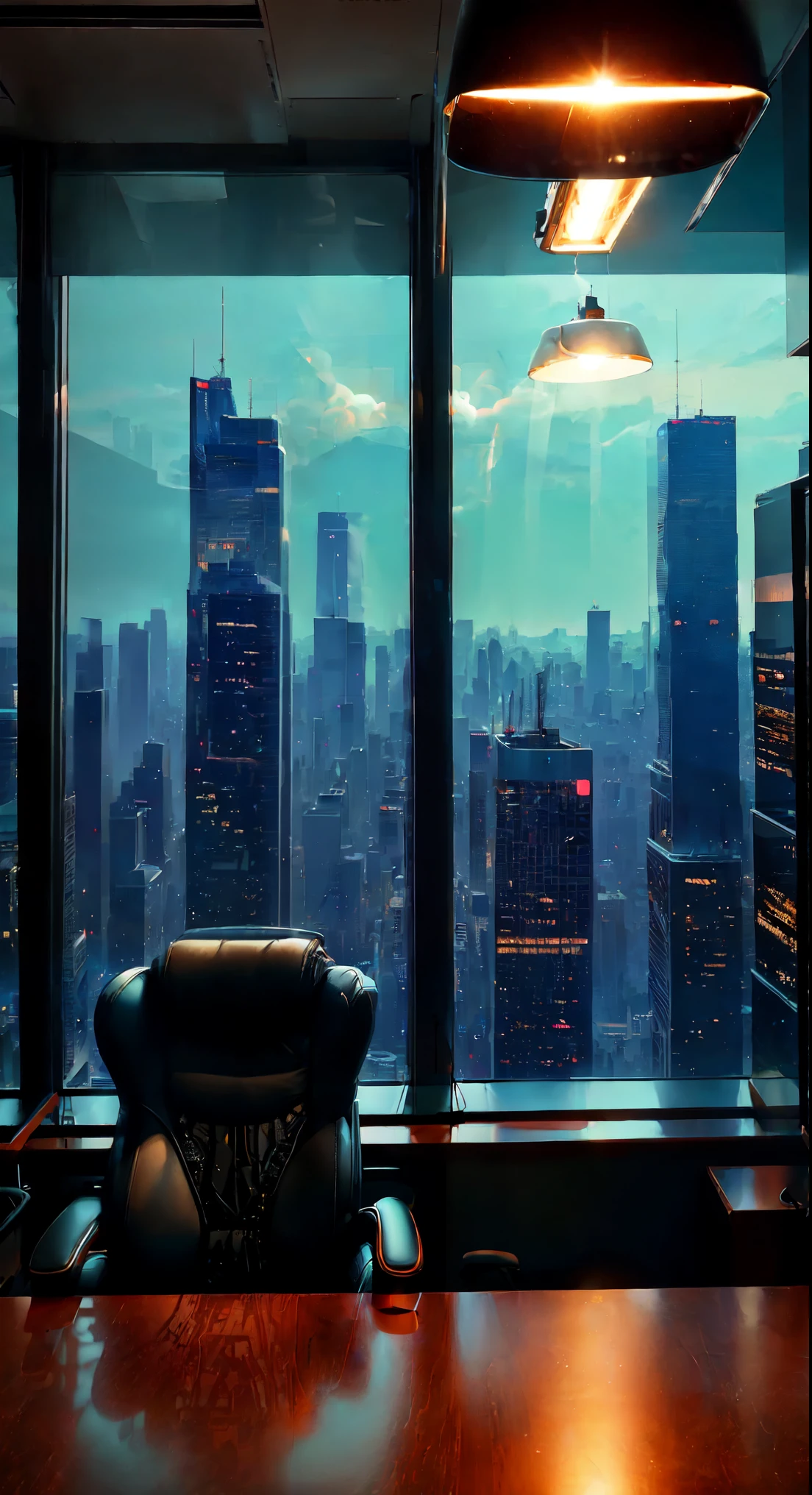 a skyscraper office in the big city, the cyborg man sits in a luxurious chair and holding a smoking cigar in his hand, high quality, absurdres, masterpiece, beautiful, intricate details, 1/2 body crop, slim body, beautiful figure, magnificent anatomy, (intricate details:1.12), HDR, (intricate details, hyper-detailing:1.15), (natural skin textures, hyper realisitc, soft light, Sharp:1.2)