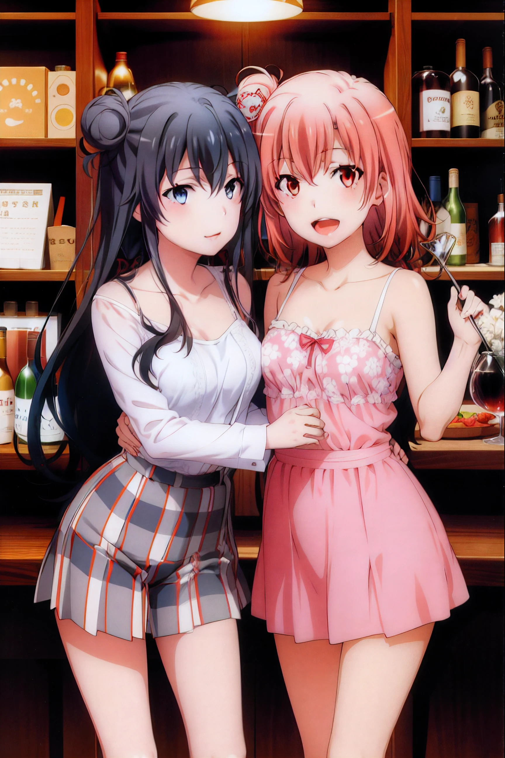 2 girls, Yuri, Yukinoshita Yukino, Yuigahama Yui