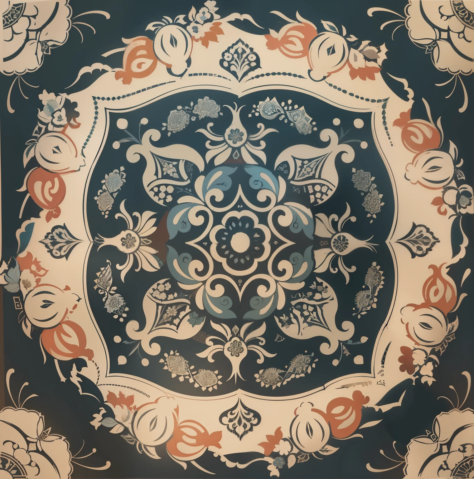Top quality, best quality, close up of decorative tiles with floral designs, classical decorations al design, symmetrical indian motifs, gorgeous florals, gorgeous patterns, gorgeous intricate, classical decorations, gorgeous pattern s, beautiful moorish decorations, gorgeous geometric patterns, gorgeous floral designs, designs, intricate patterns 4k, symmetrical patterns, geometric decorations, seamless Pattern design, Paisley, Pattern art, Vector art, High quality illustration by Alfons Mucha, Masterpiece