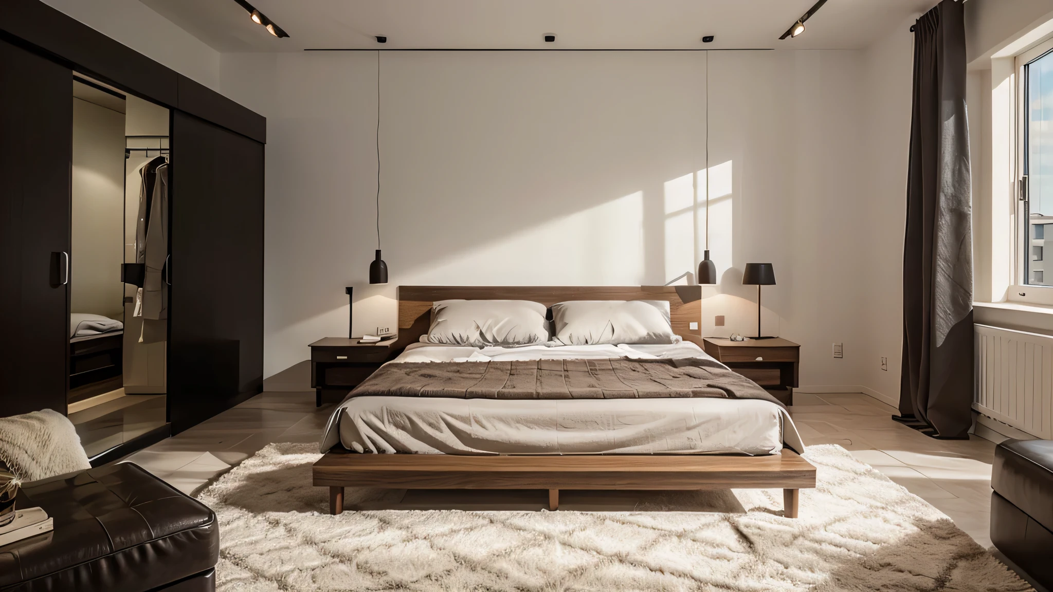 Conception de chambre moderne