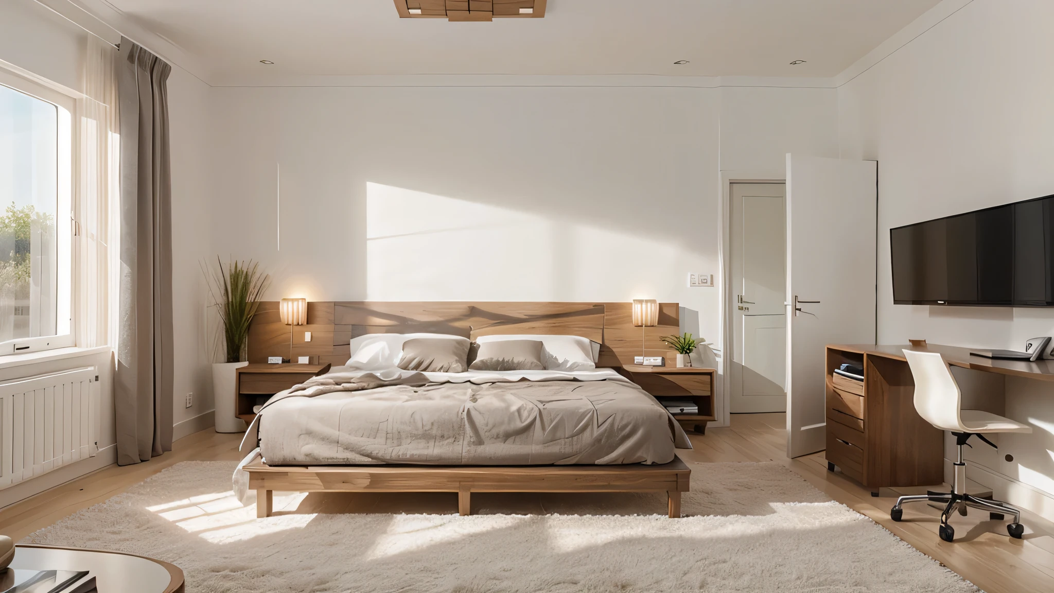 Conception de chambre moderne